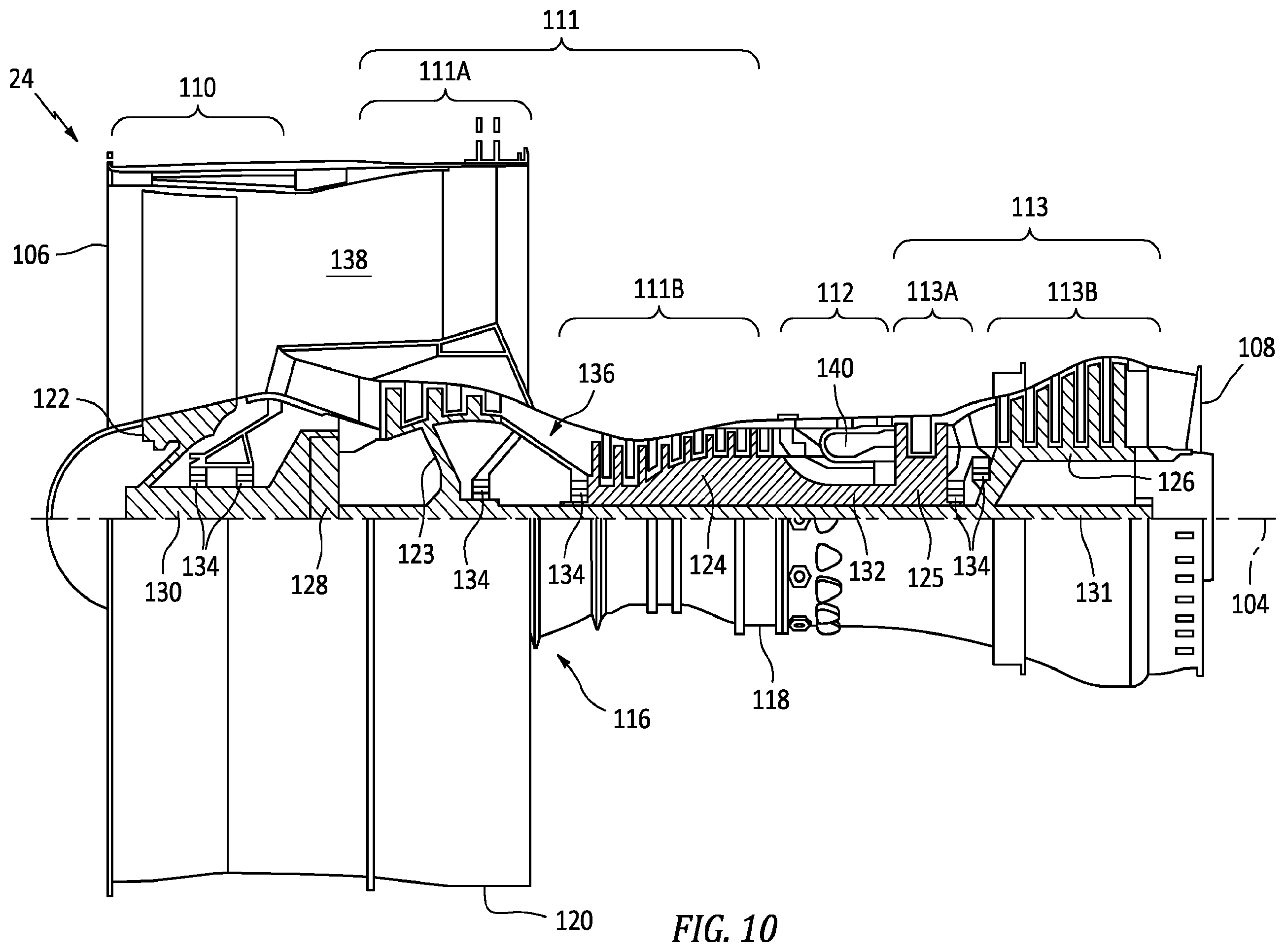 Patent US12366220 Figure 8 – De-preserving a fuel system of a turbine engine