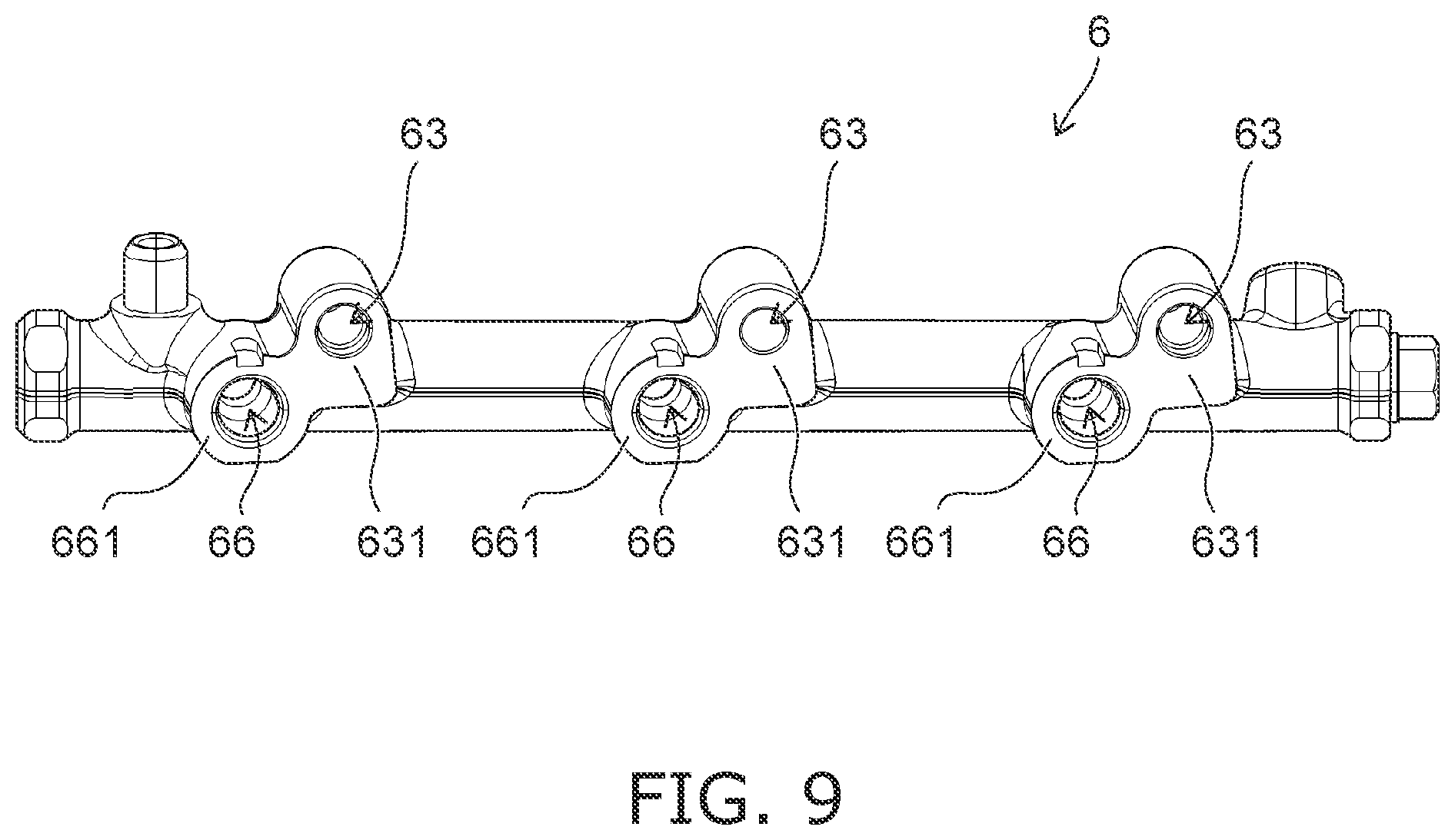 Patent US12366221 Figure 6 – Fuel injection system