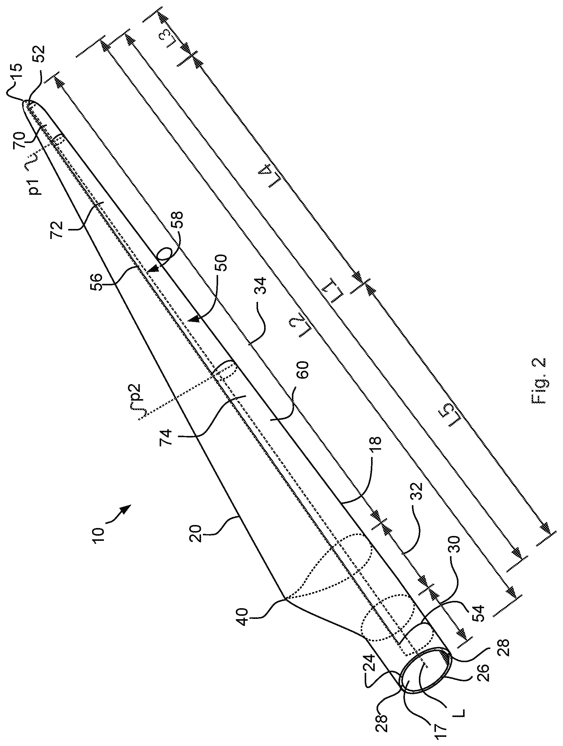 Patent US12366226 Figure 2 – Leading edge protection for a wind turbine blade