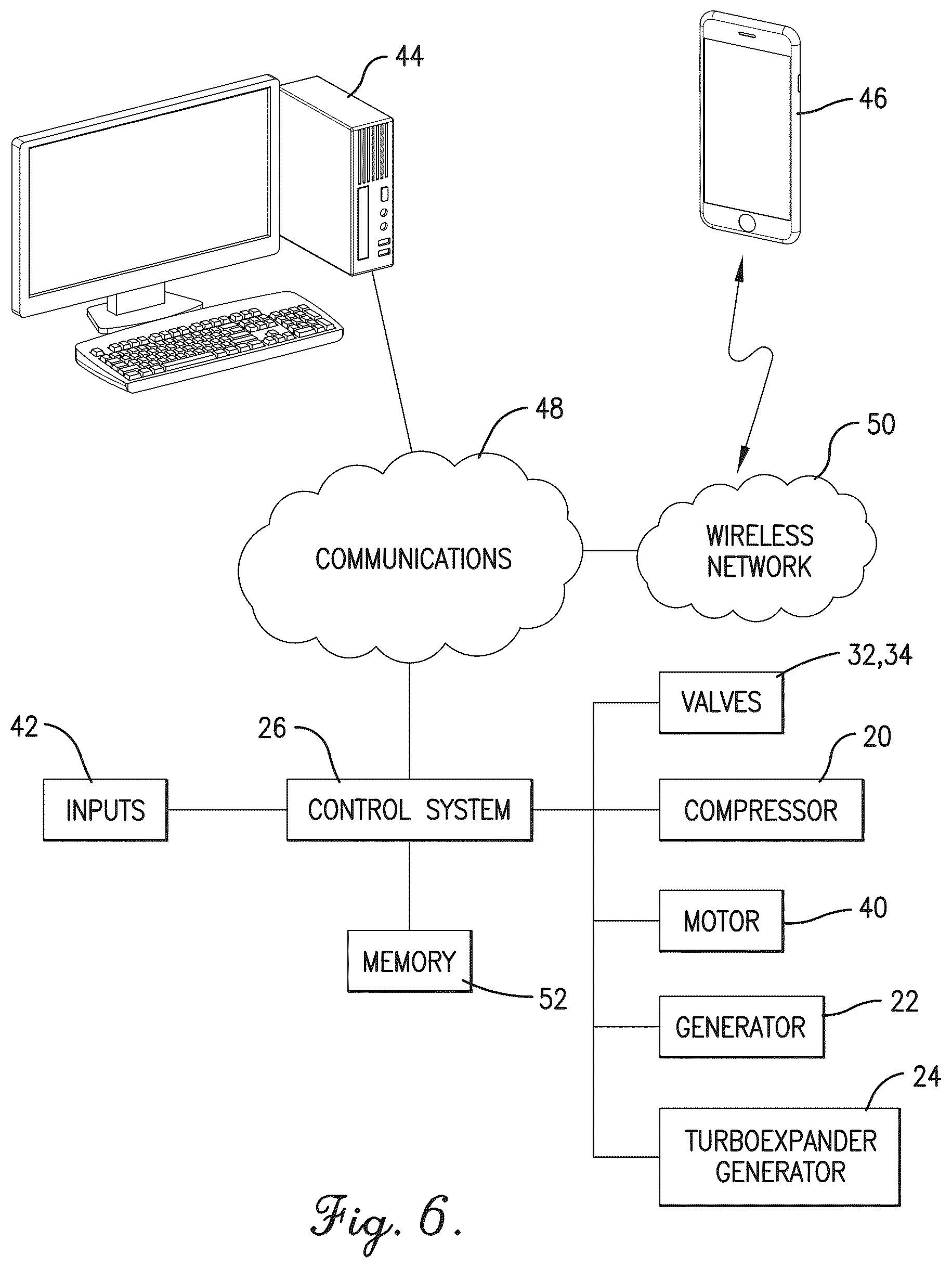Patent US12366231 Figure 6 – Buoyant compressed air energy storage