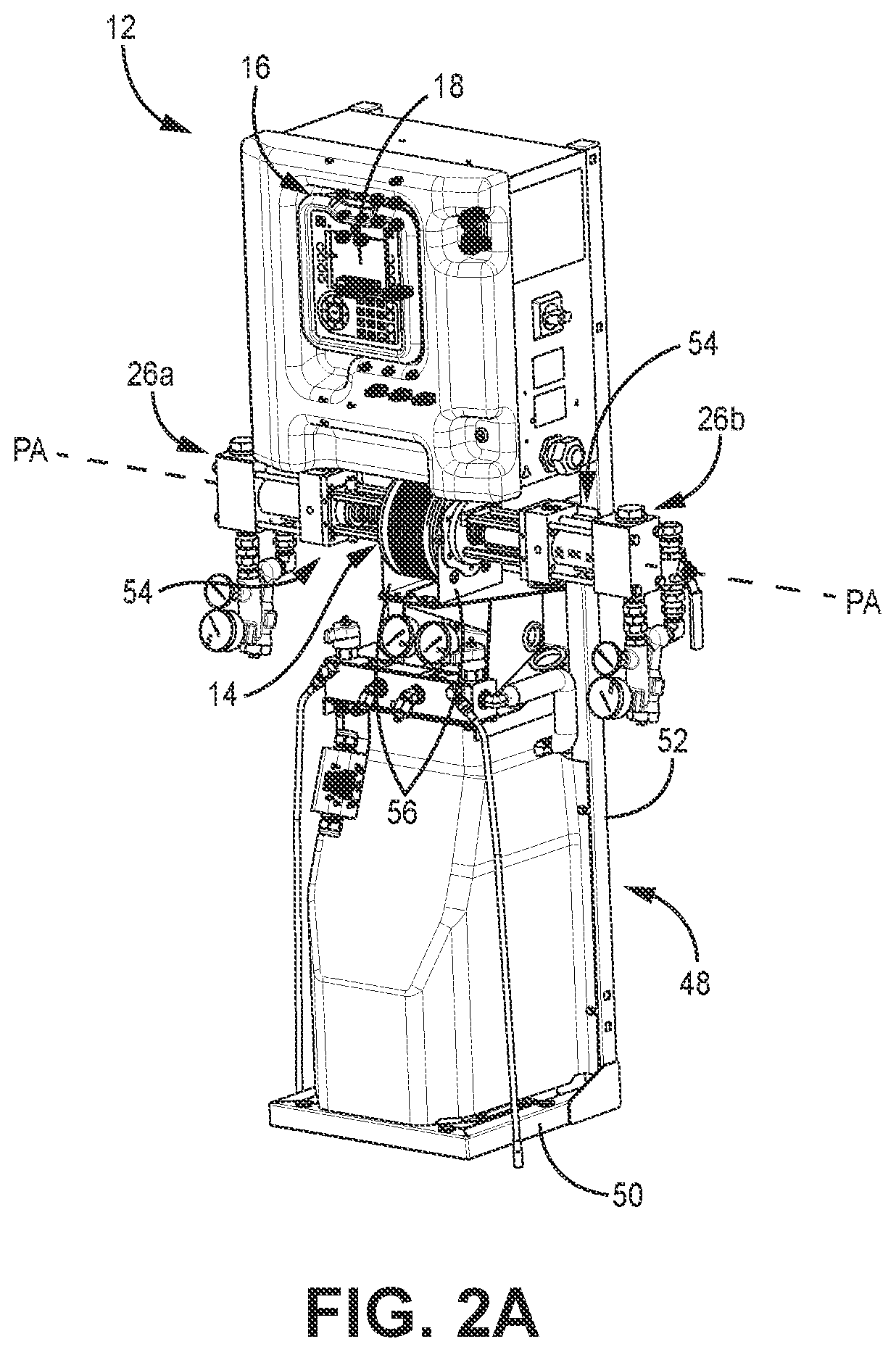 Patent US12366233 Figure 3 – Electrically operated pump for a plural component spray system