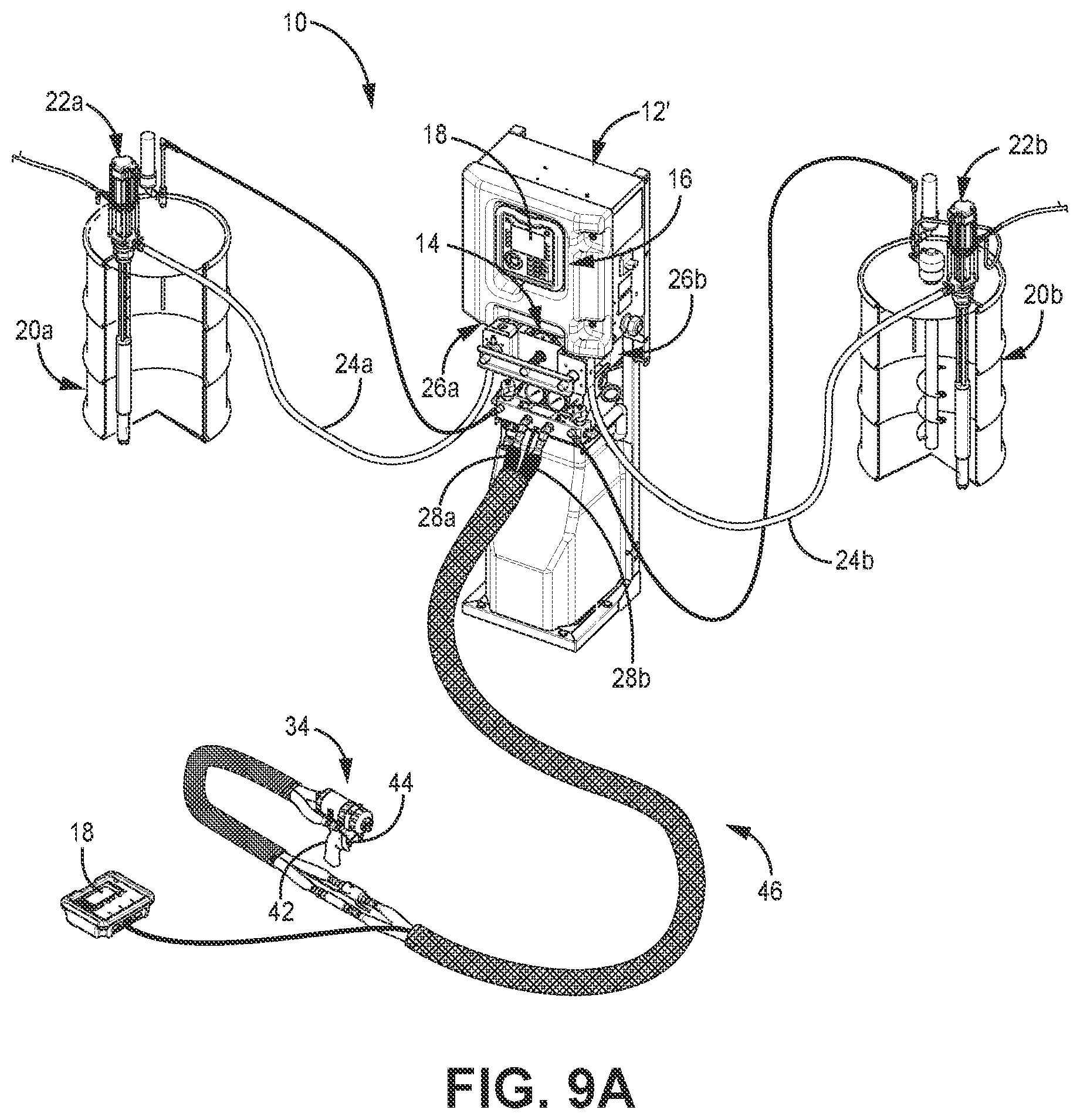 Patent US12366233 Figure 13 – Electrically operated pump for a plural component spray system
