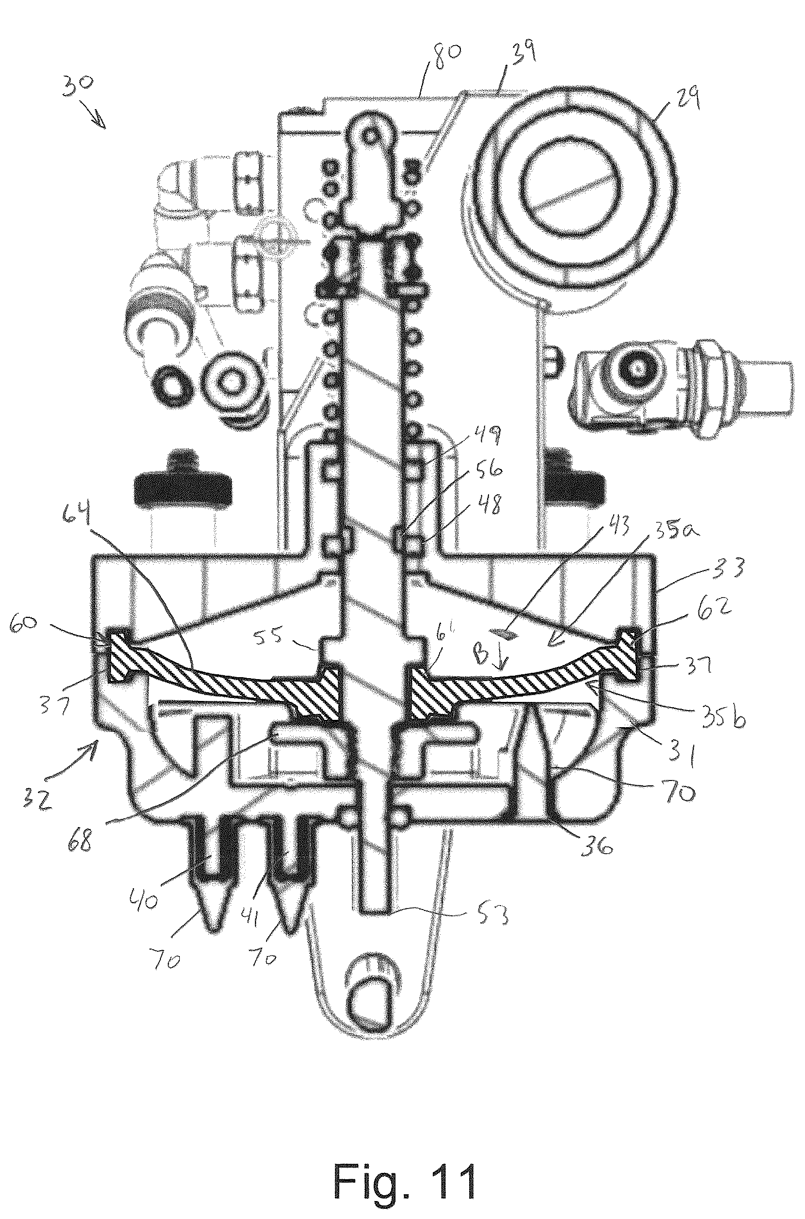 Patent US12366238 Figure 8 – Soft serve ice cream pump assembly