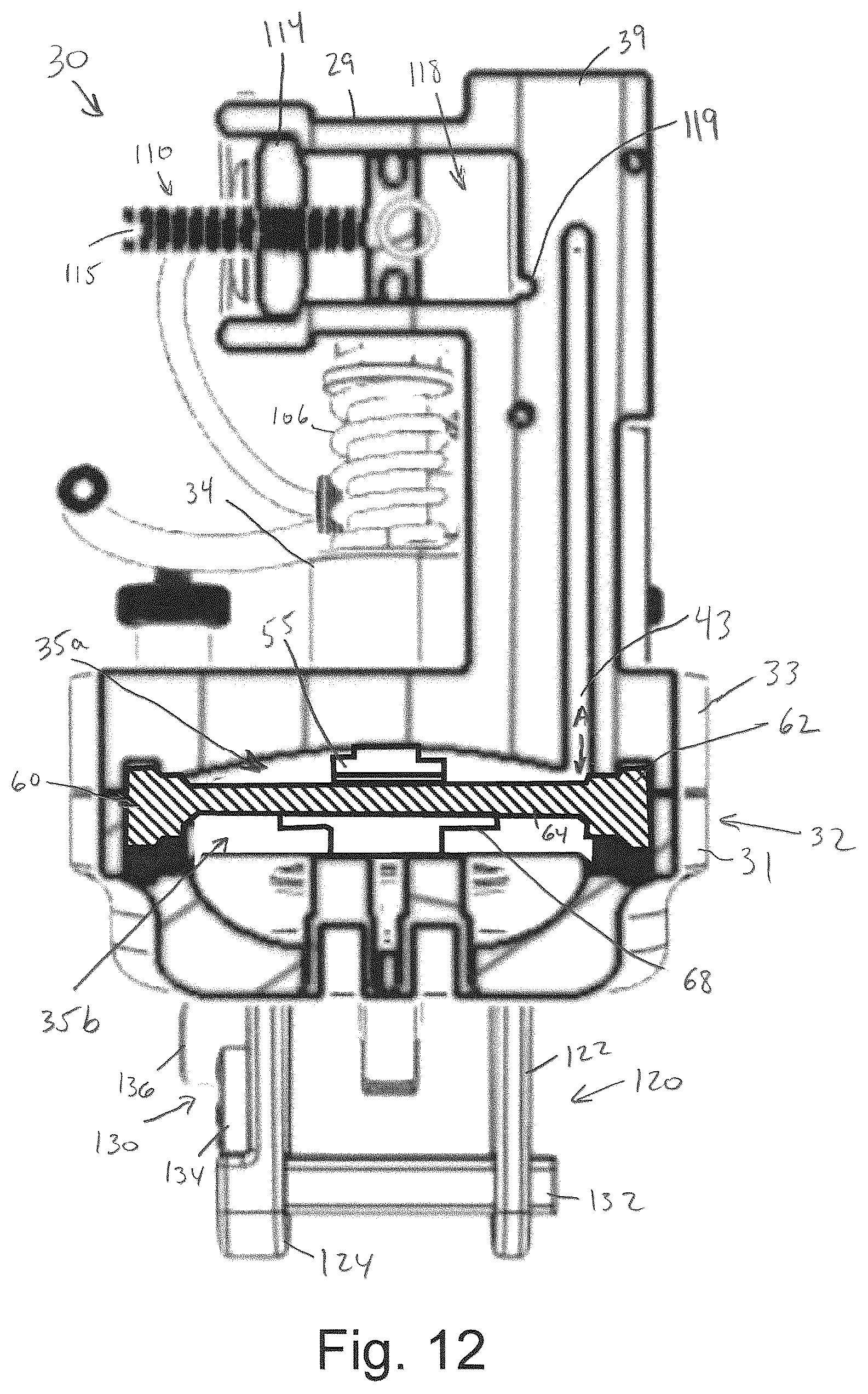 Patent US12366238 Figure 9 – Soft serve ice cream pump assembly