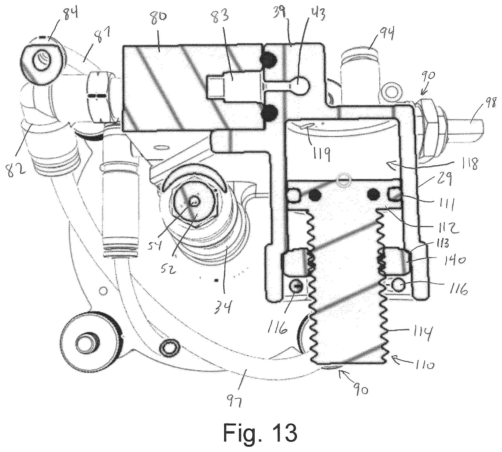 Patent US12366238 Figure 10 – Soft serve ice cream pump assembly