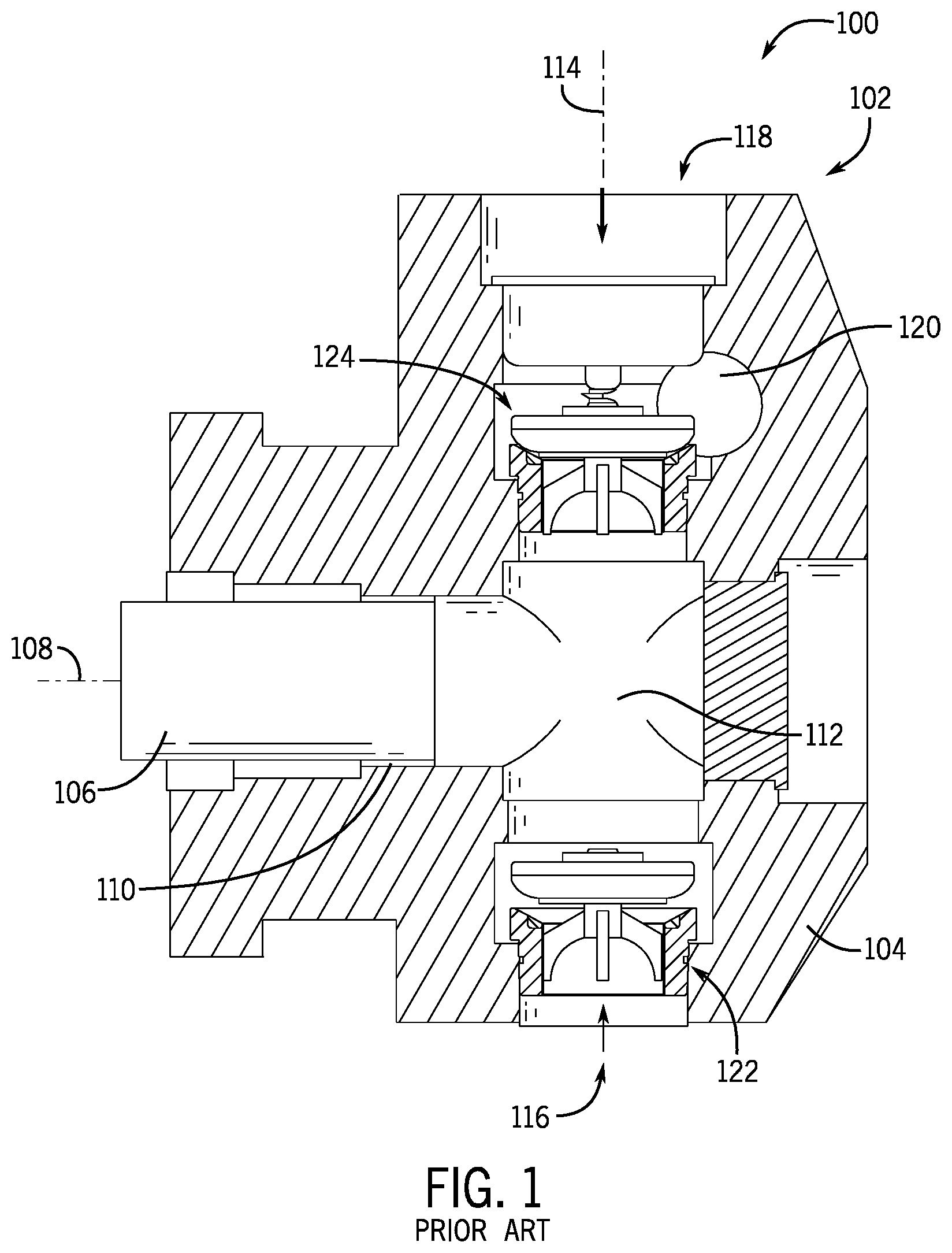 Patent US12366244 Figure 1 – Spring controlling valve