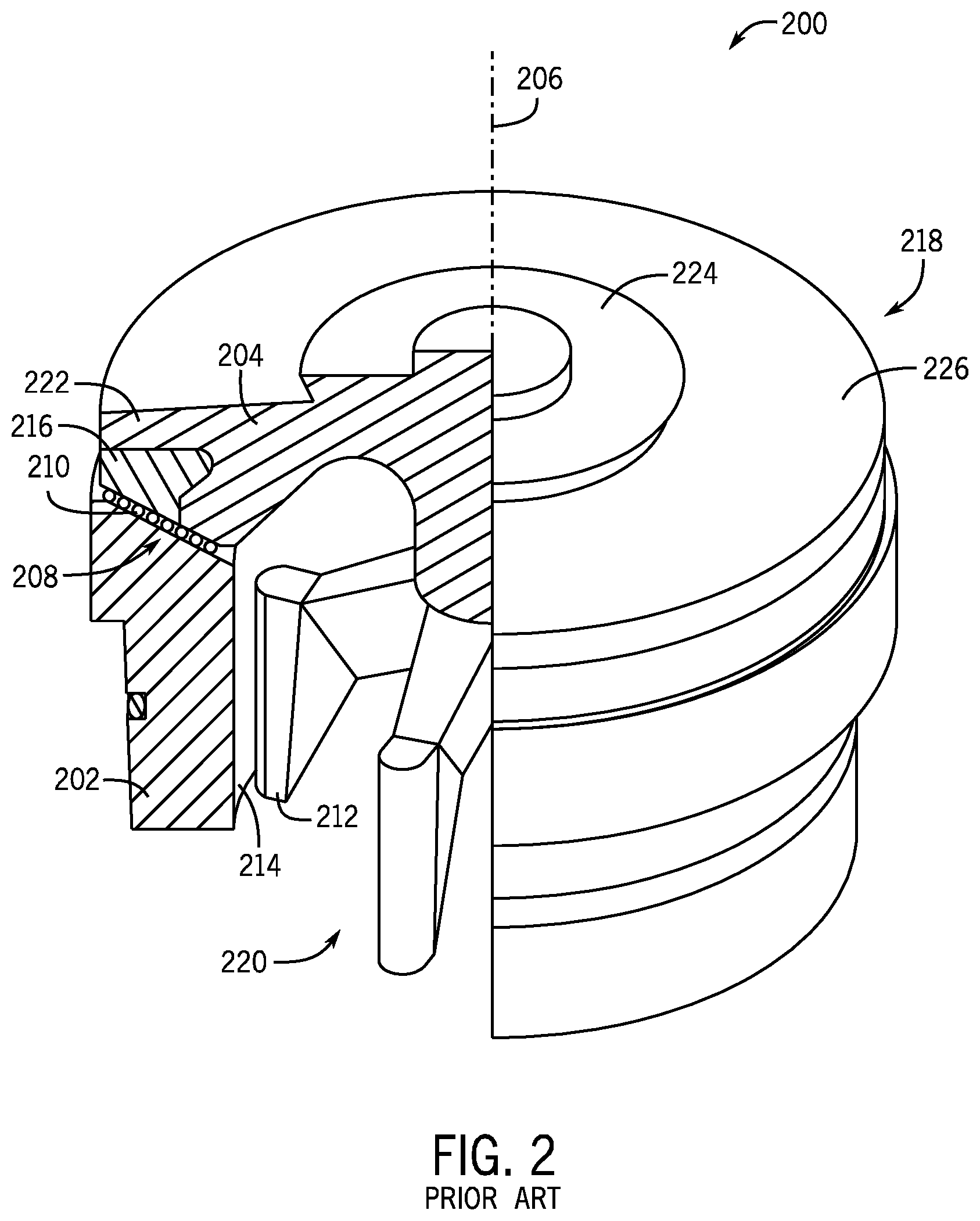 Patent US12366244 Figure 2 – Spring controlling valve