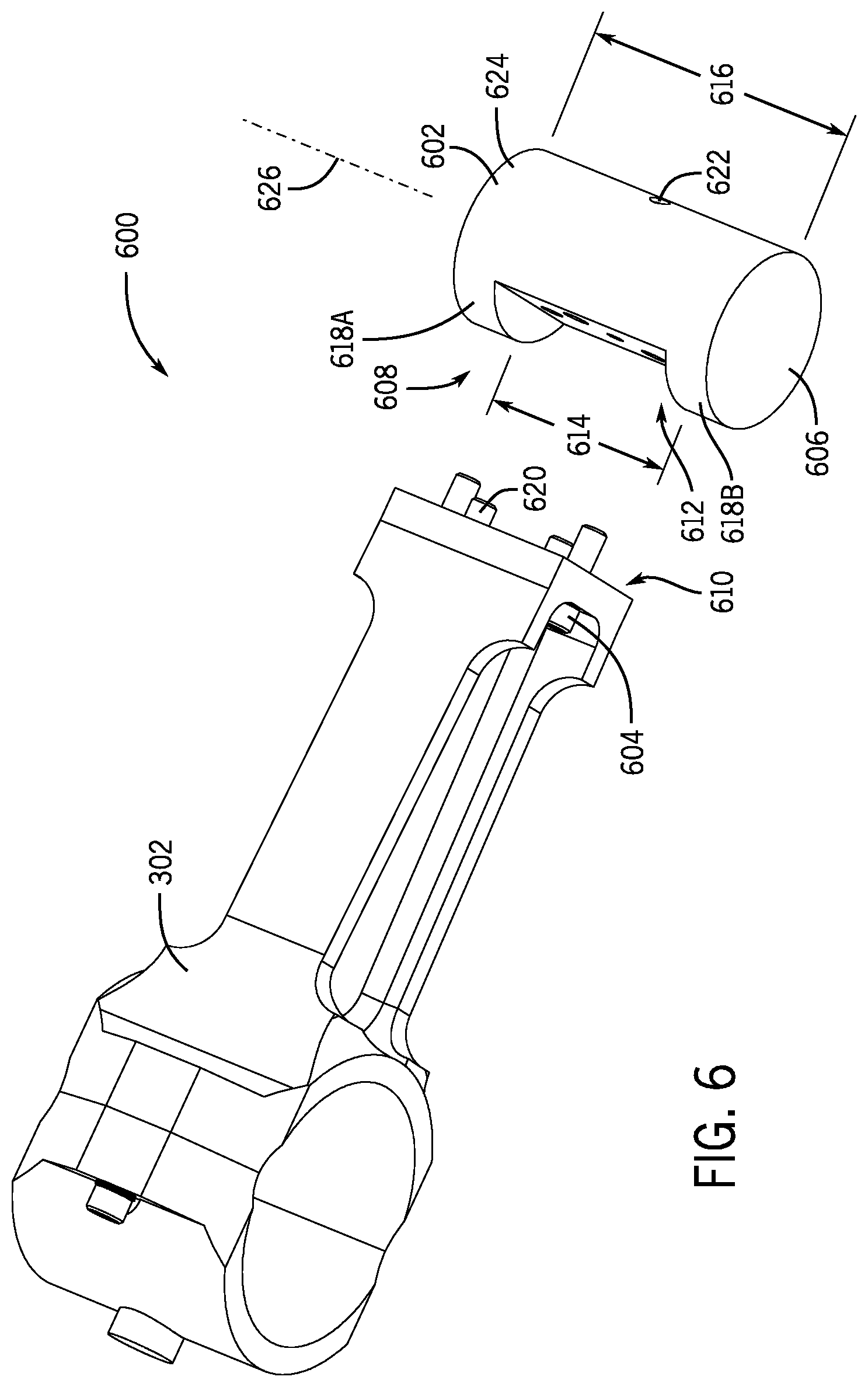 Patent US12366245 Figure 5 – Connecting rod assembly for reciprocating pump