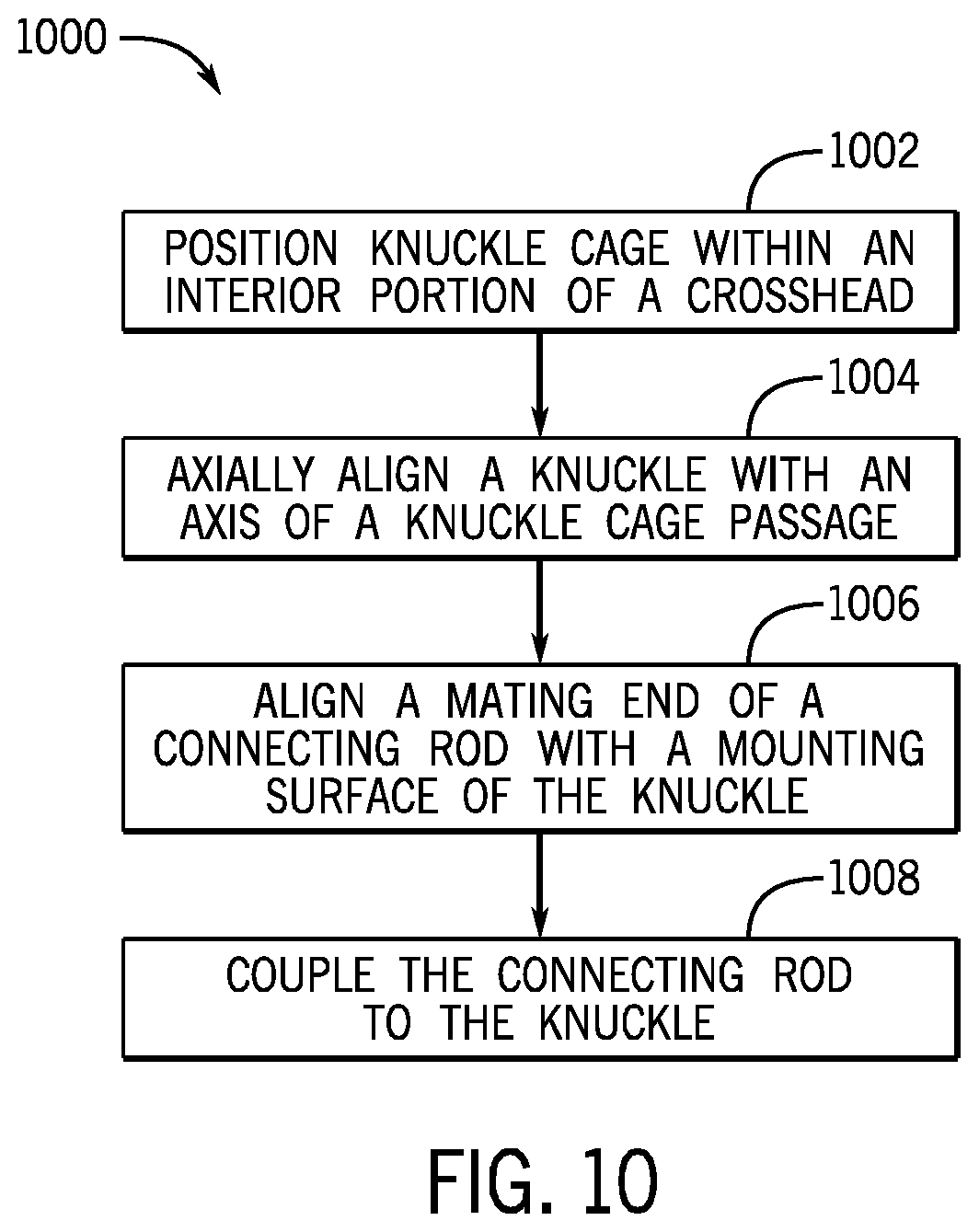 Patent US12366245 Figure 8 – Connecting rod assembly for reciprocating pump