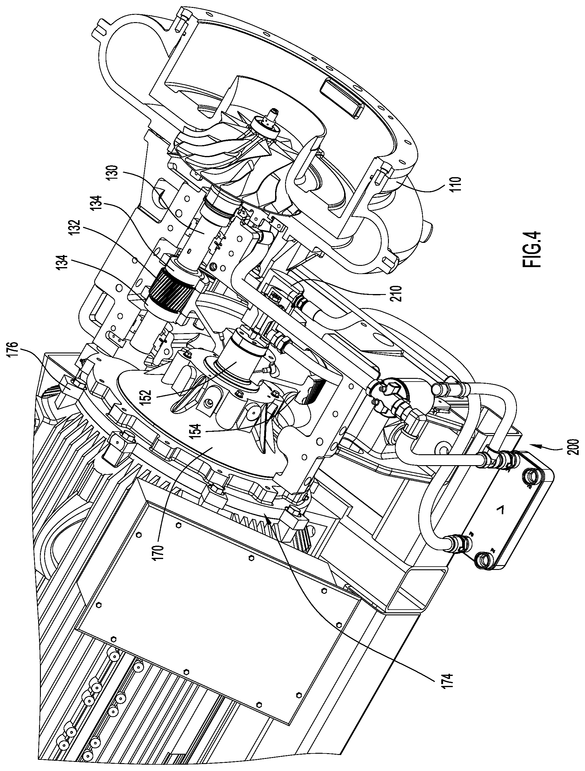 Patent US12366250 Figure 4 – Air compressor and blower