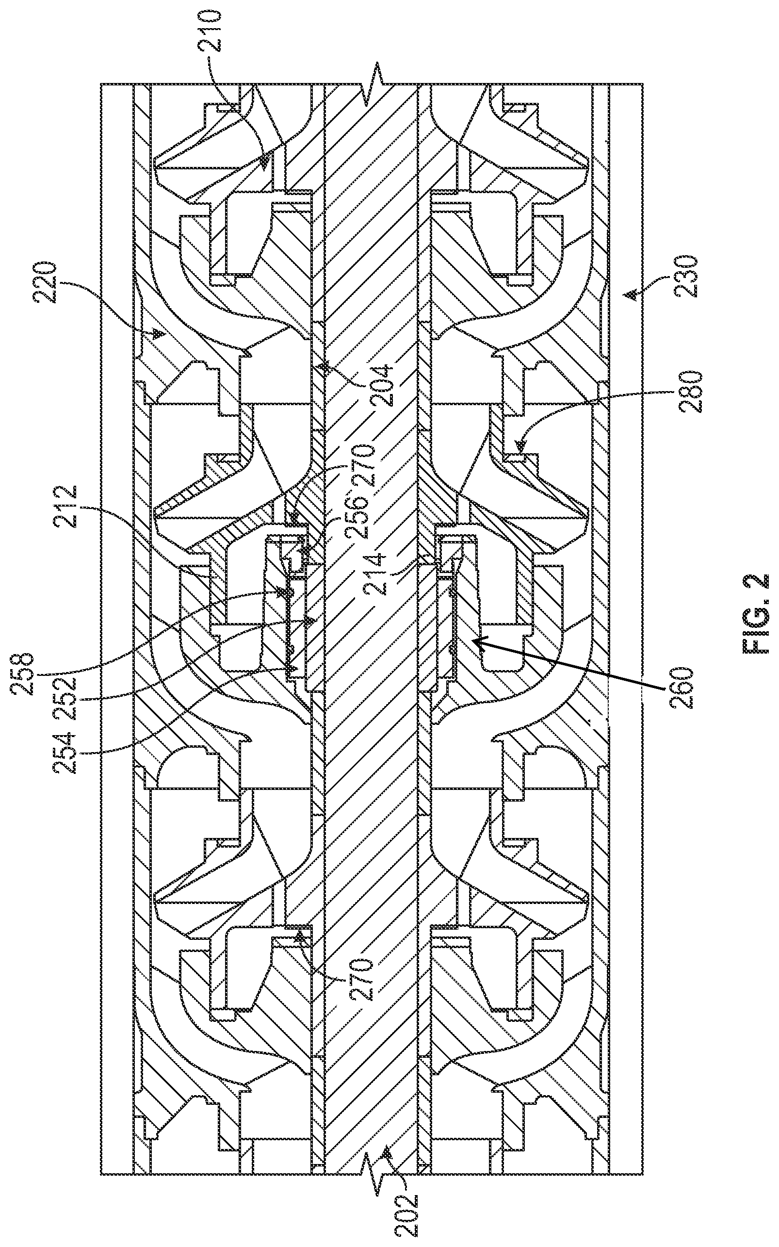 Patent US12366251 Figure 2 – Seals for electric submersible pumps