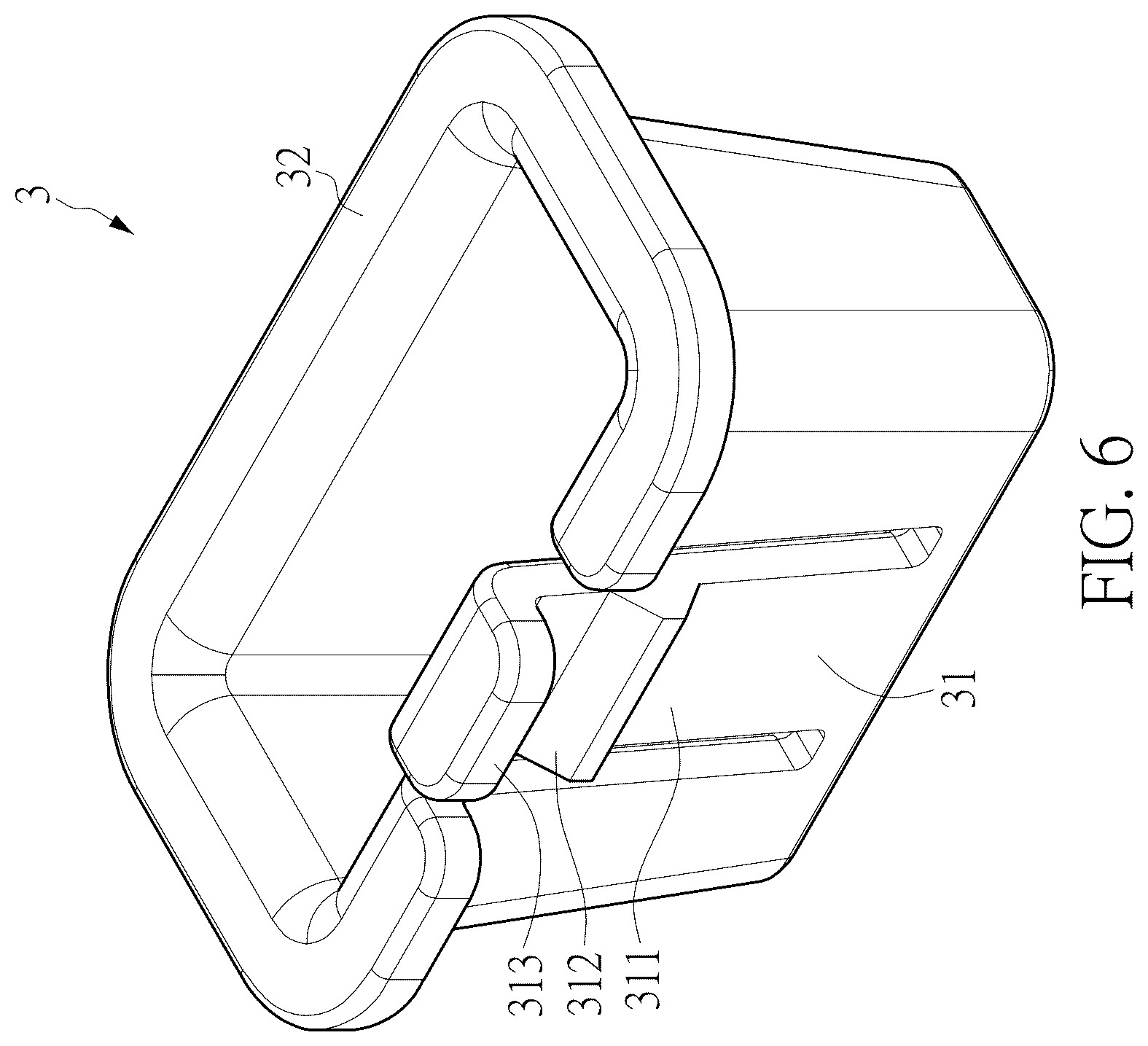 Patent US12366252 Figure 6 – Ceiling fan blade quick assembly structure