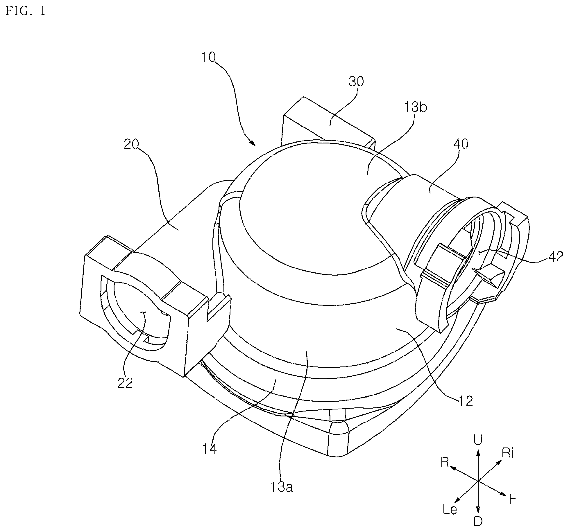 Patent US12366254 Figure 1 – Pump with suction chamber impact body