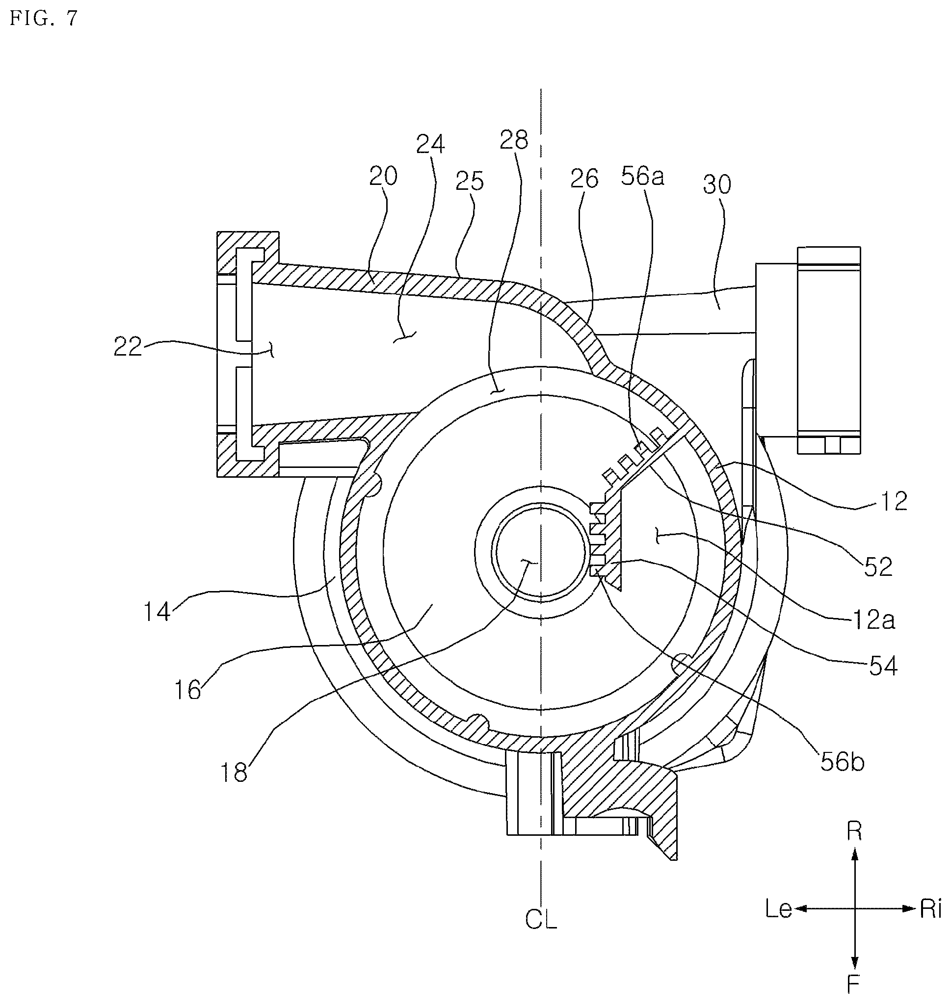 Patent US12366254 Figure 7 – Pump with suction chamber impact body