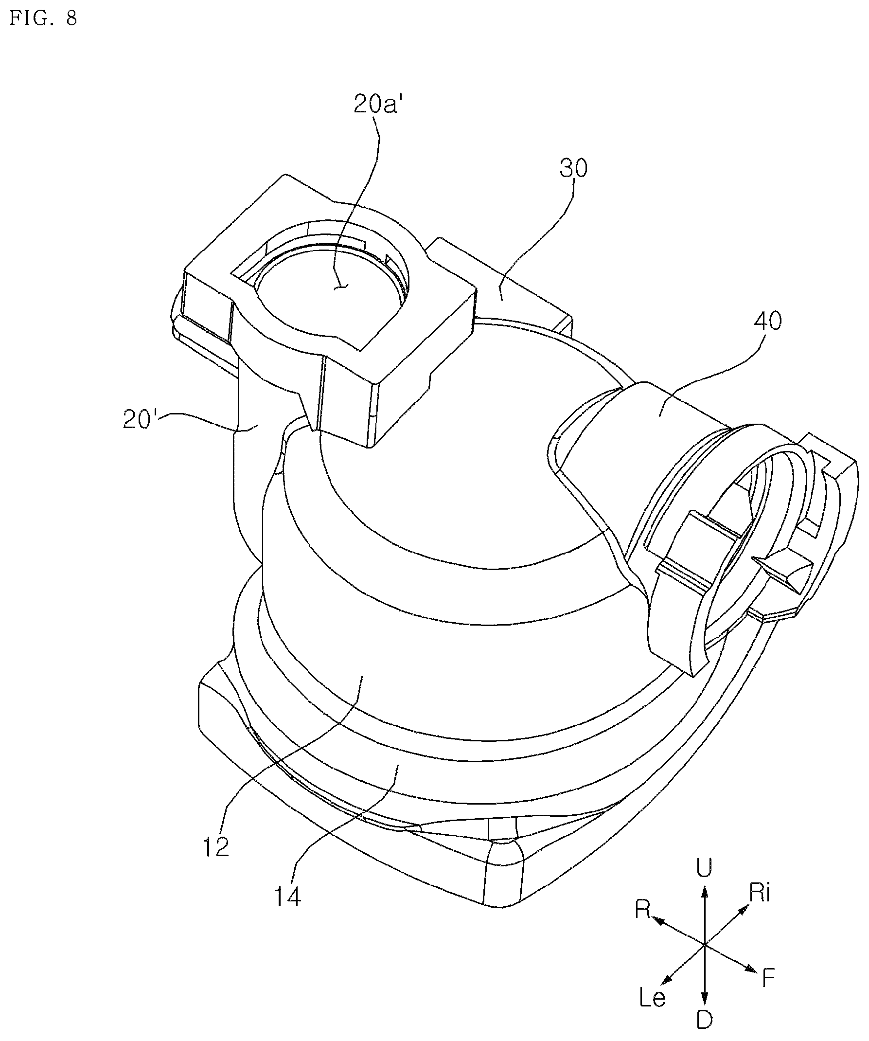 Patent US12366254 Figure 8 – Pump with suction chamber impact body