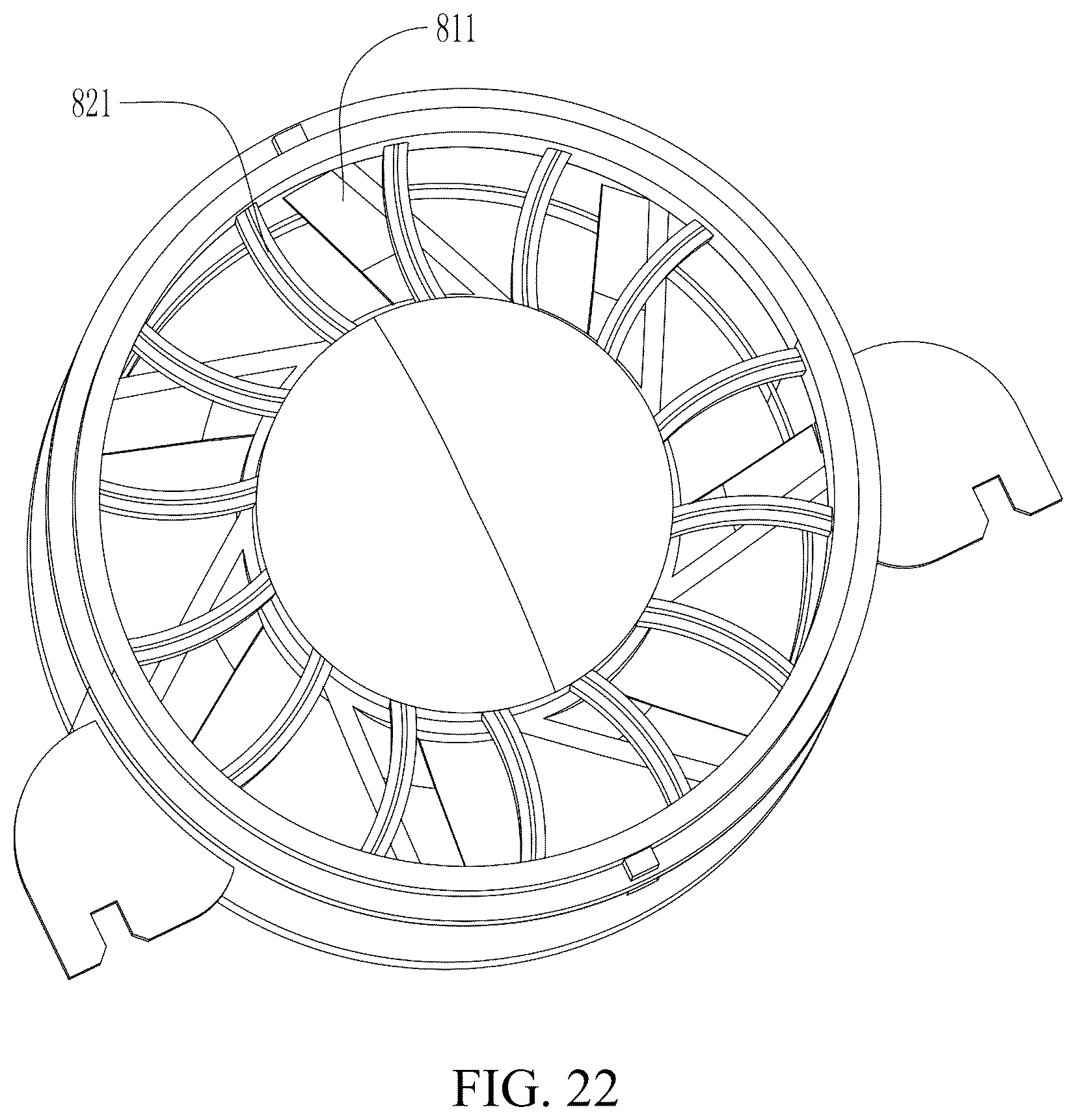 Patent US12366255 Figure 20 – Neck hanging fan