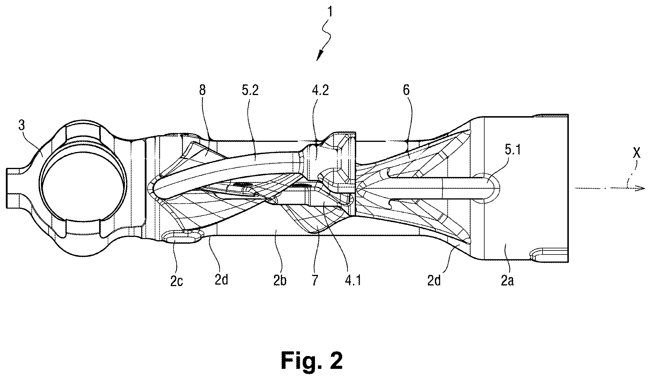 Patent US12366257 Figure 2 – Actuator with offset supply port