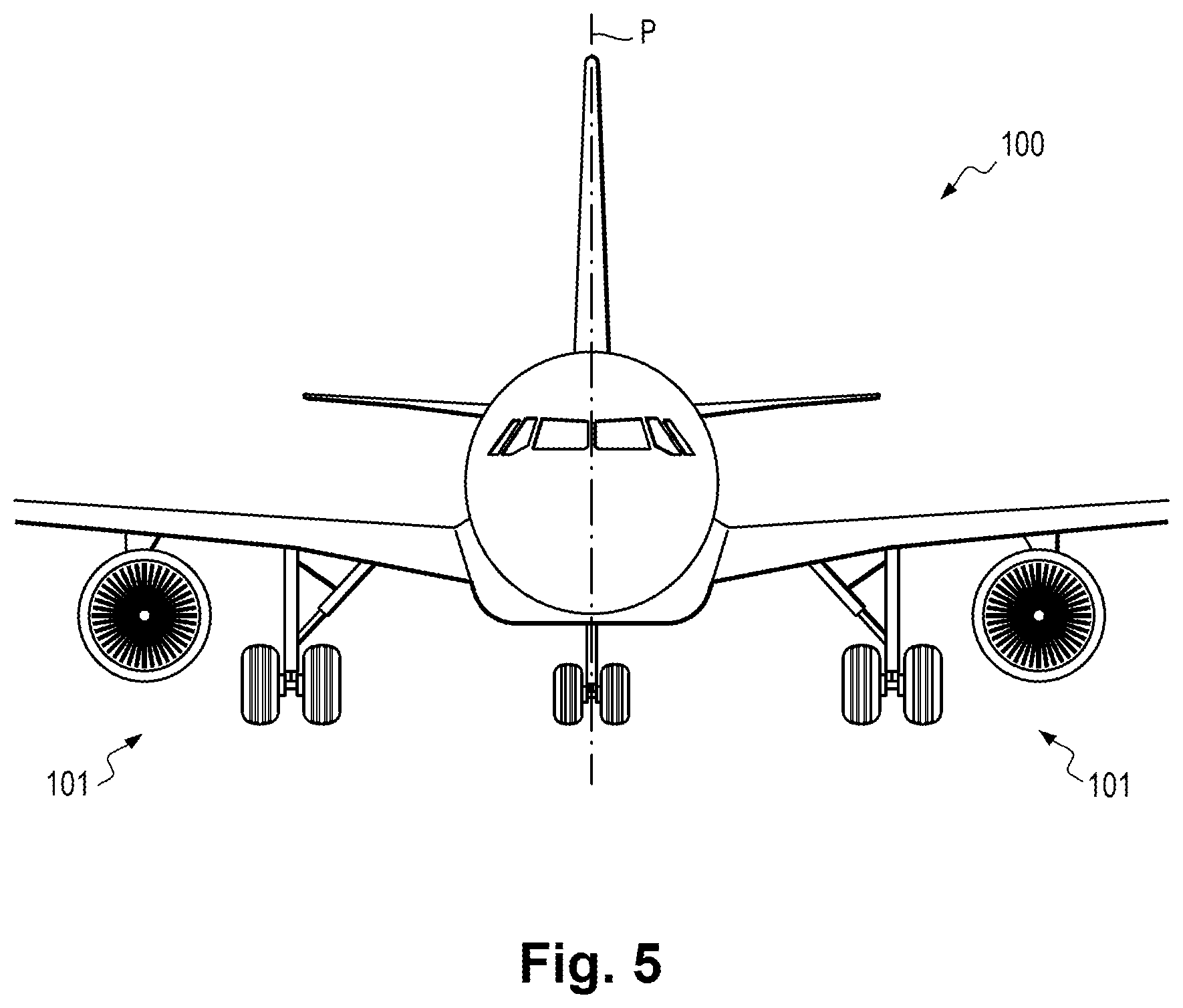 Patent US12366257 Figure 5 – Actuator with offset supply port