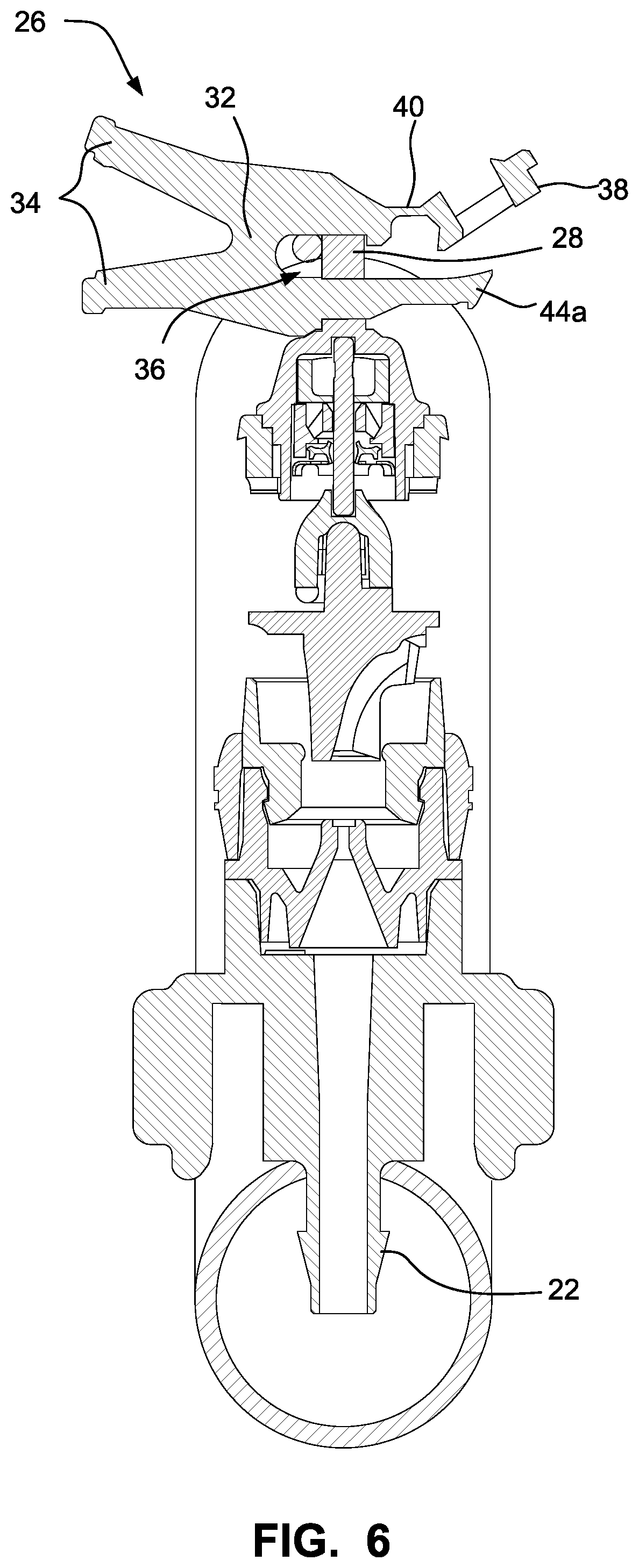 Patent US12366259 Figure 5 – Sprinkler with trellis wire mounting clip