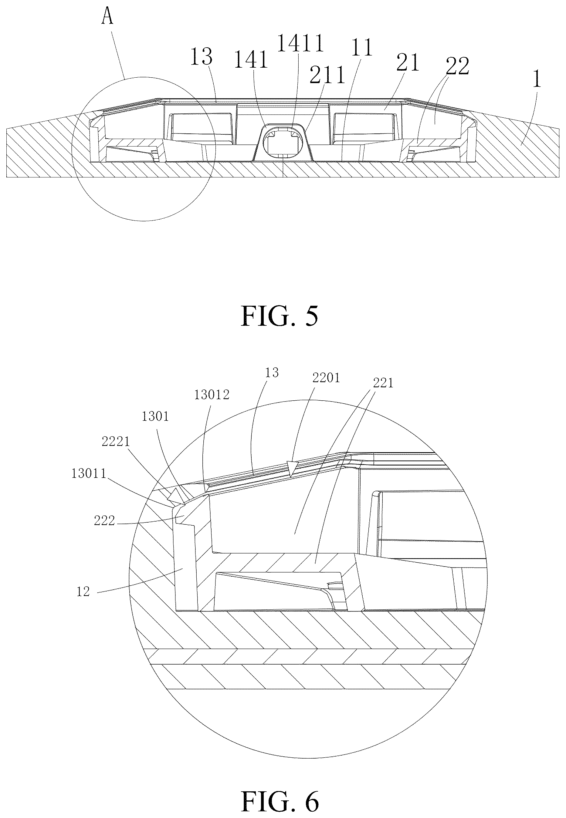 Patent US12366260 Figure 5 – Fast-detaching structure