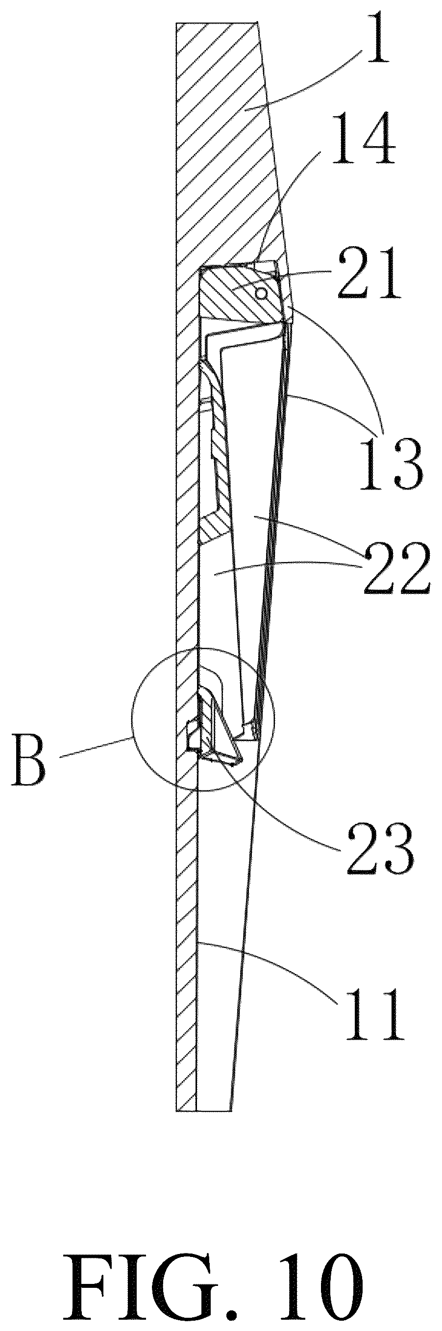 Patent US12366260 Figure 9 – Fast-detaching structure