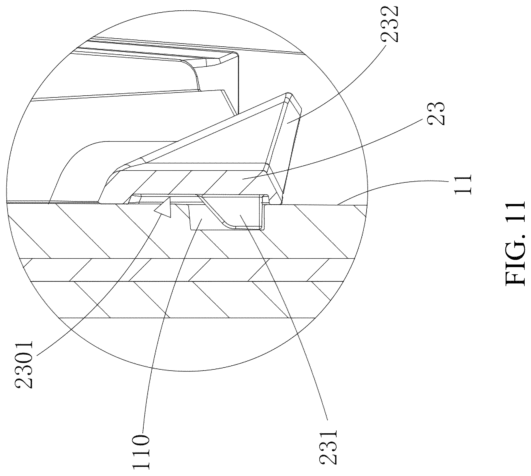 Patent US12366260 Figure 10 – Fast-detaching structure