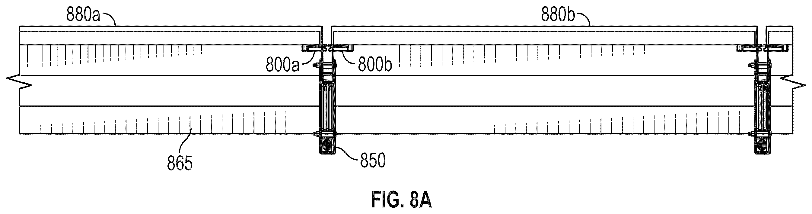 Patent US12366261 Figure 8 – Clip for mounting a solar module to a rail system