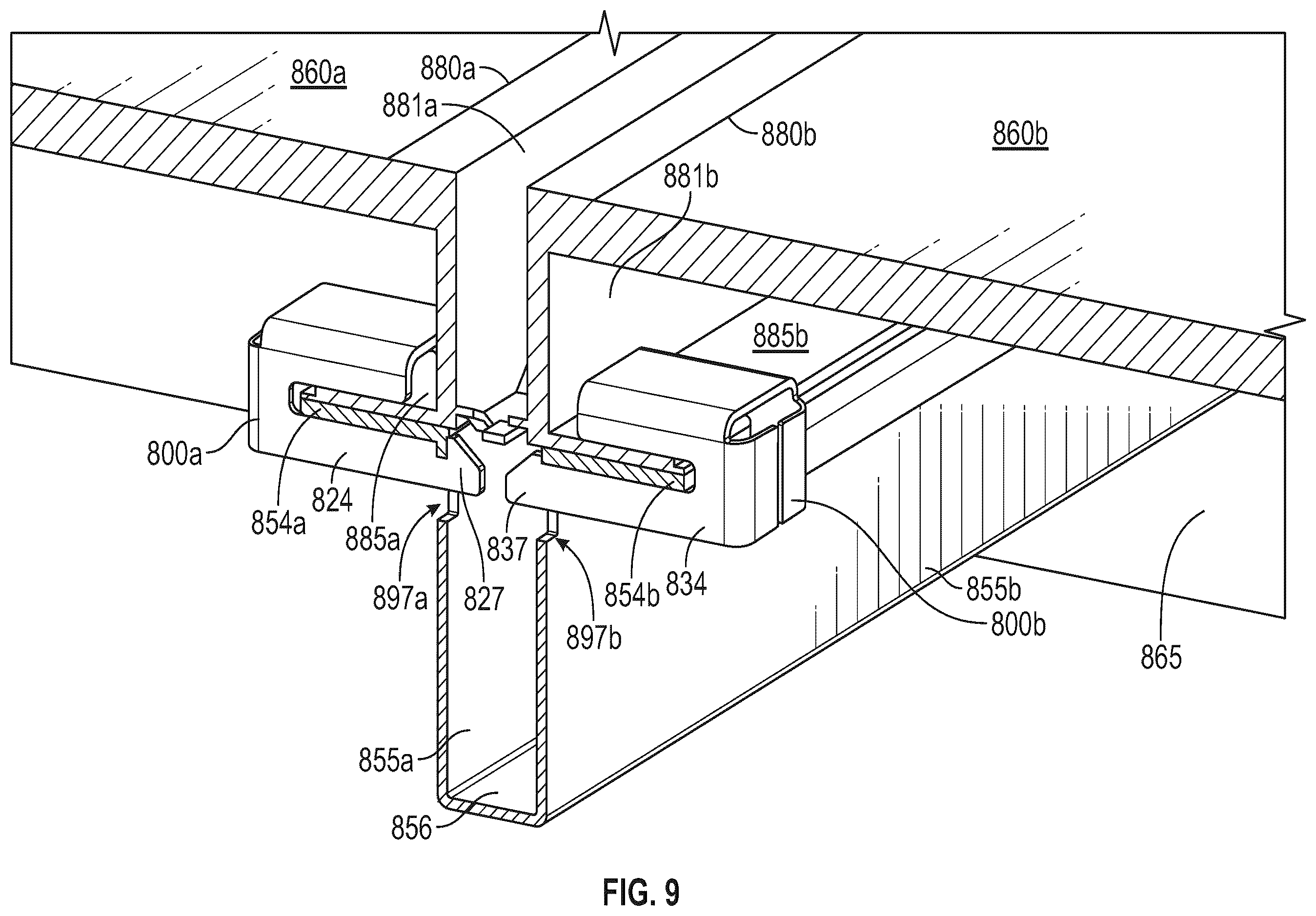 Patent US12366261 Figure 11 – Clip for mounting a solar module to a rail system