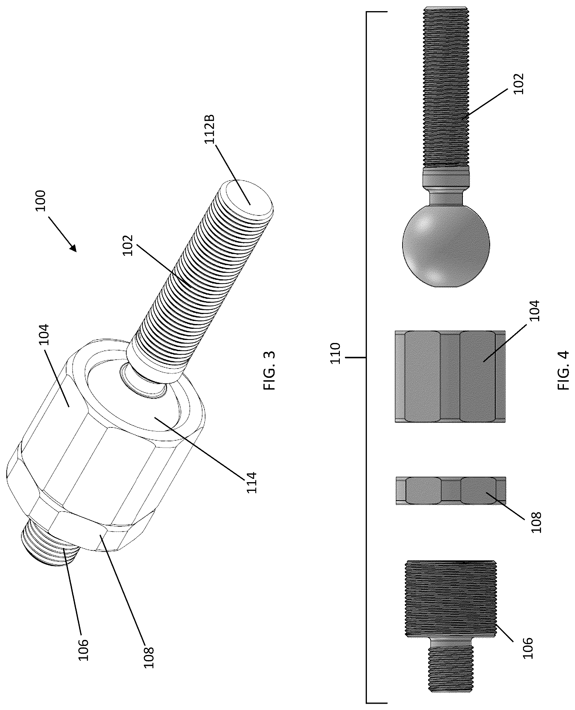Patent US12366263 Figure 2 – Adjustable ball joint for an inner tie rod assembly, adjustable ball joint kit, and method of assembling an adjustable ball joint