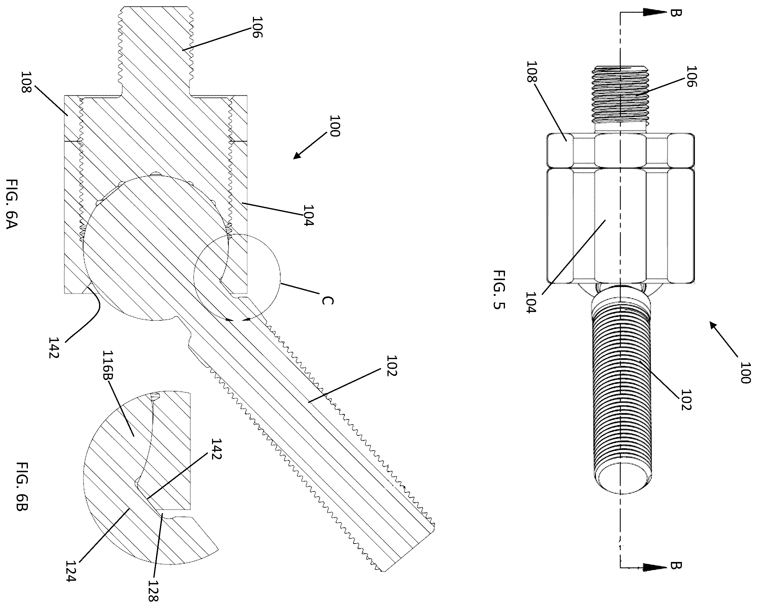 Patent US12366263 Figure 3 – Adjustable ball joint for an inner tie rod assembly, adjustable ball joint kit, and method of assembling an adjustable ball joint
