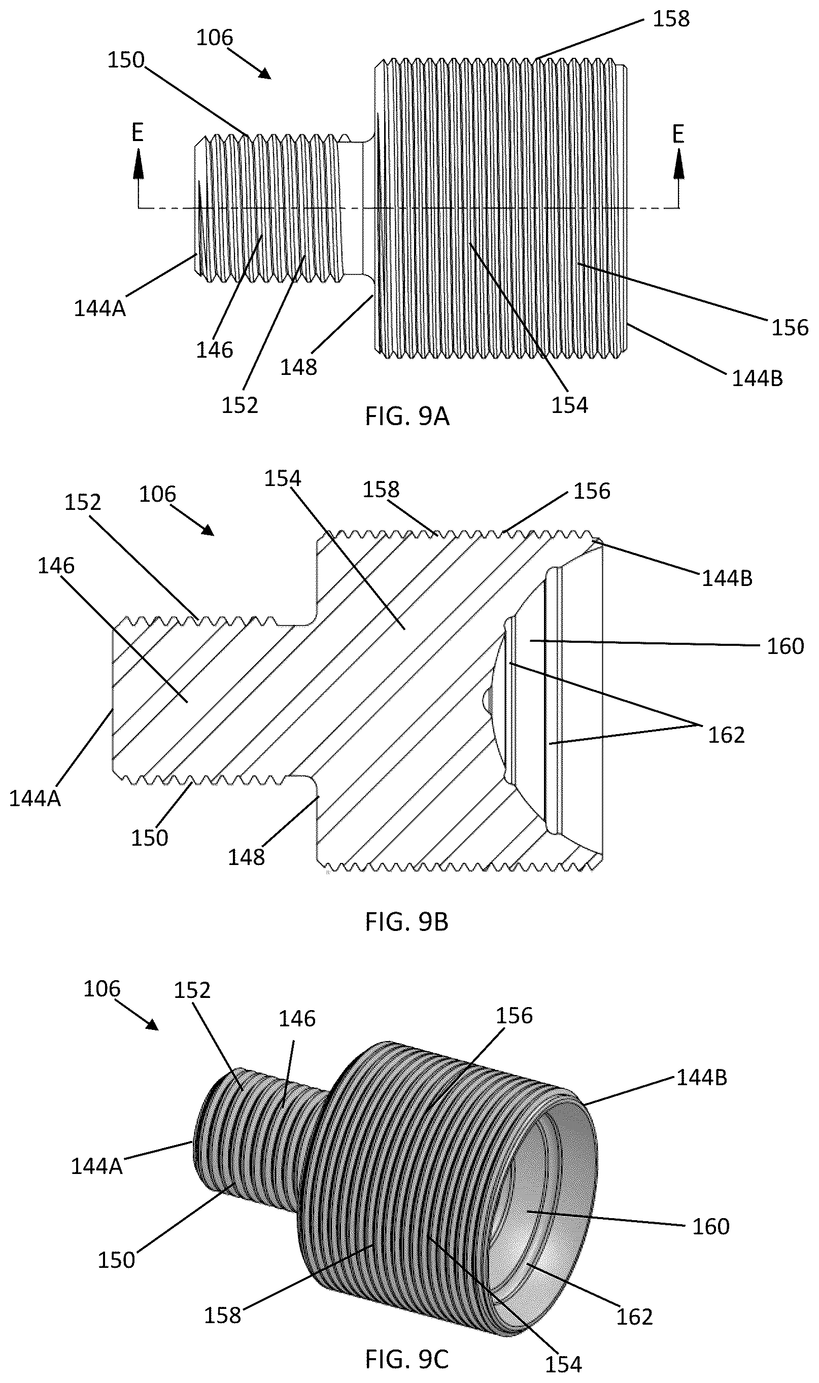 Patent US12366263 Figure 6 – Adjustable ball joint for an inner tie rod assembly, adjustable ball joint kit, and method of assembling an adjustable ball joint