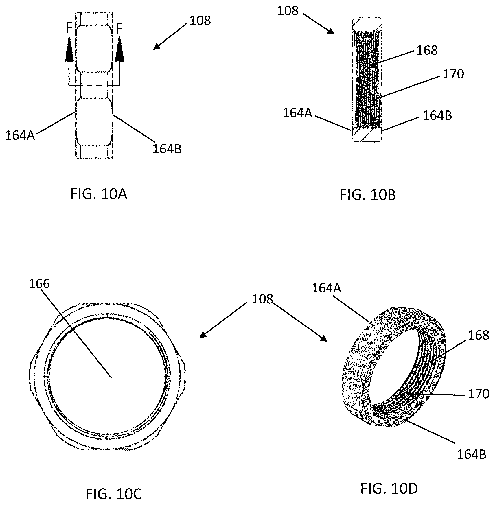 Patent US12366263 Figure 7 – Adjustable ball joint for an inner tie rod assembly, adjustable ball joint kit, and method of assembling an adjustable ball joint