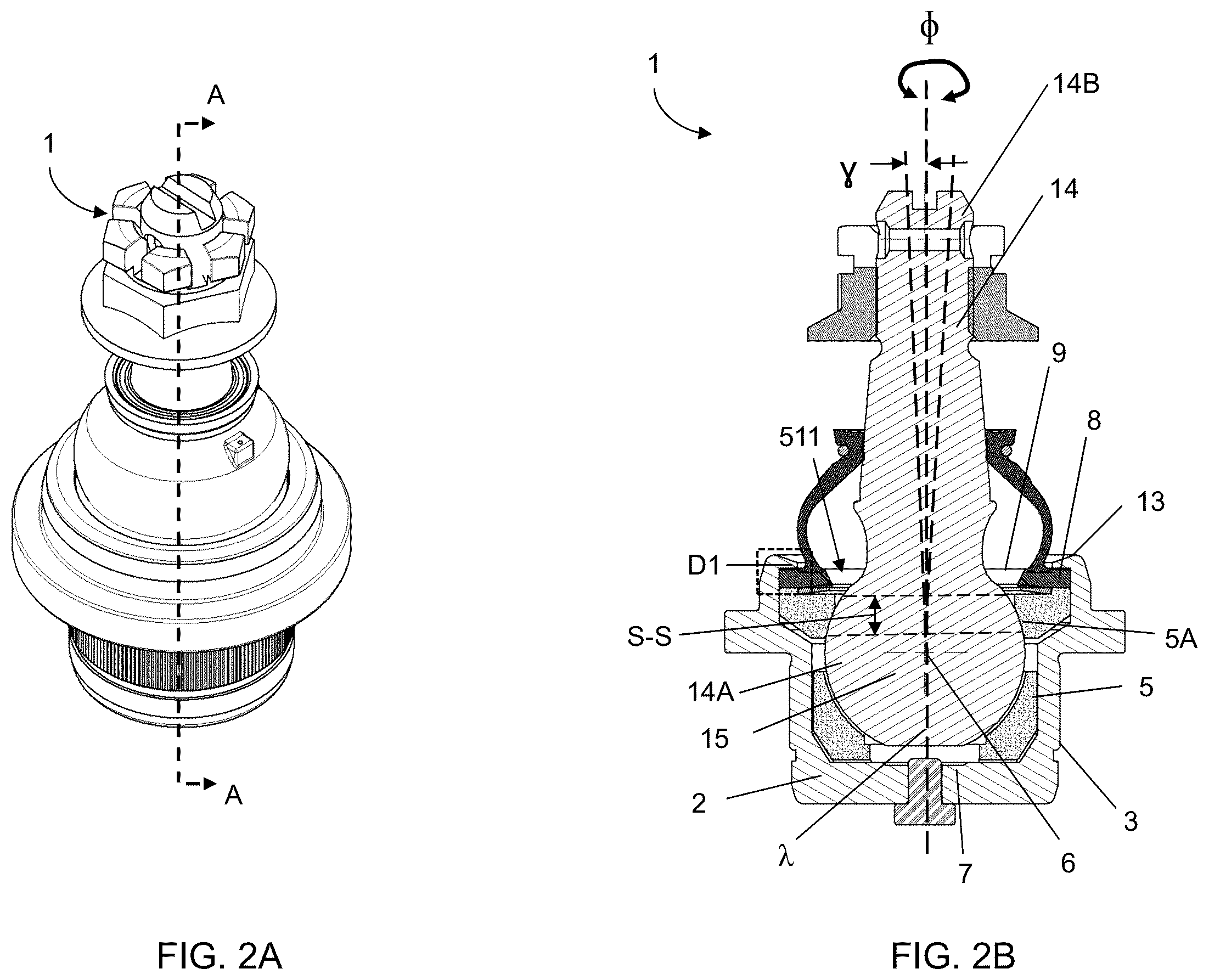 Patent US12366264 Figure 2 – Rotational joint and method of making same