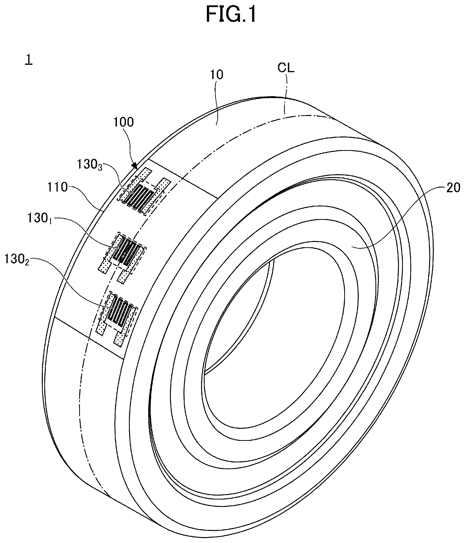 Patent US12366266 Figure 1 – Rolling bearing