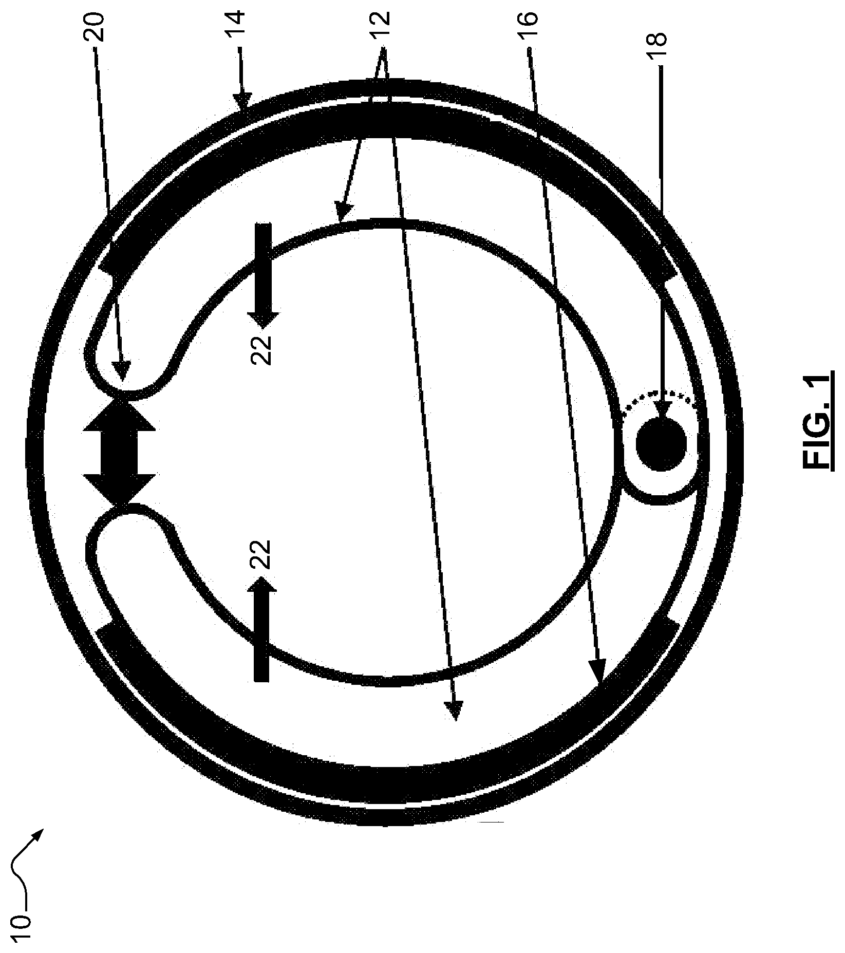 Patent US12366273 Figure 1 – Composite brake drum