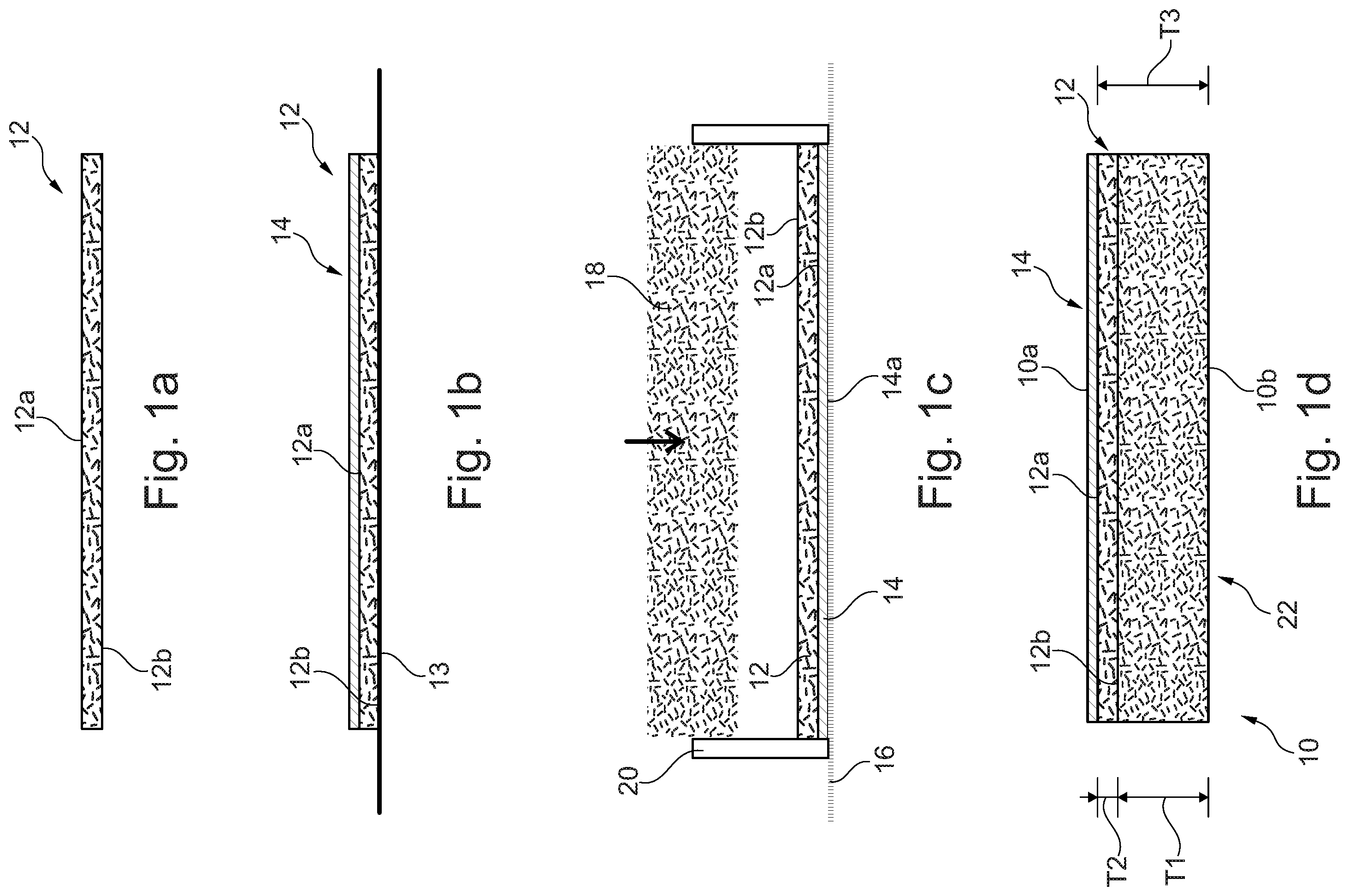 Patent US12366275 — Method for forming a double layer wet friction material with cellulose layer — Figure 1