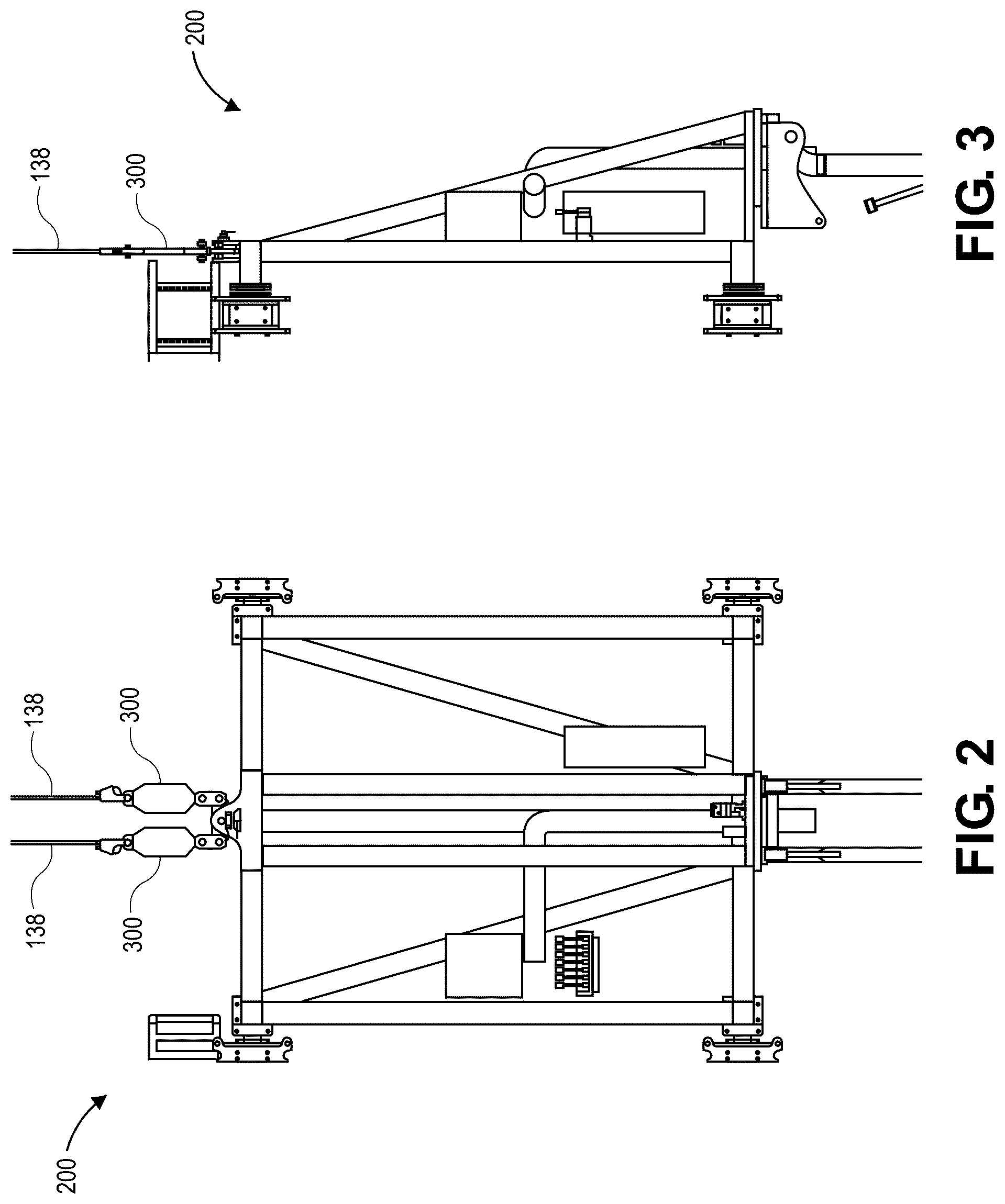 Patent US12366277 Figure 2 – System and method for damping forces exerted on a cable