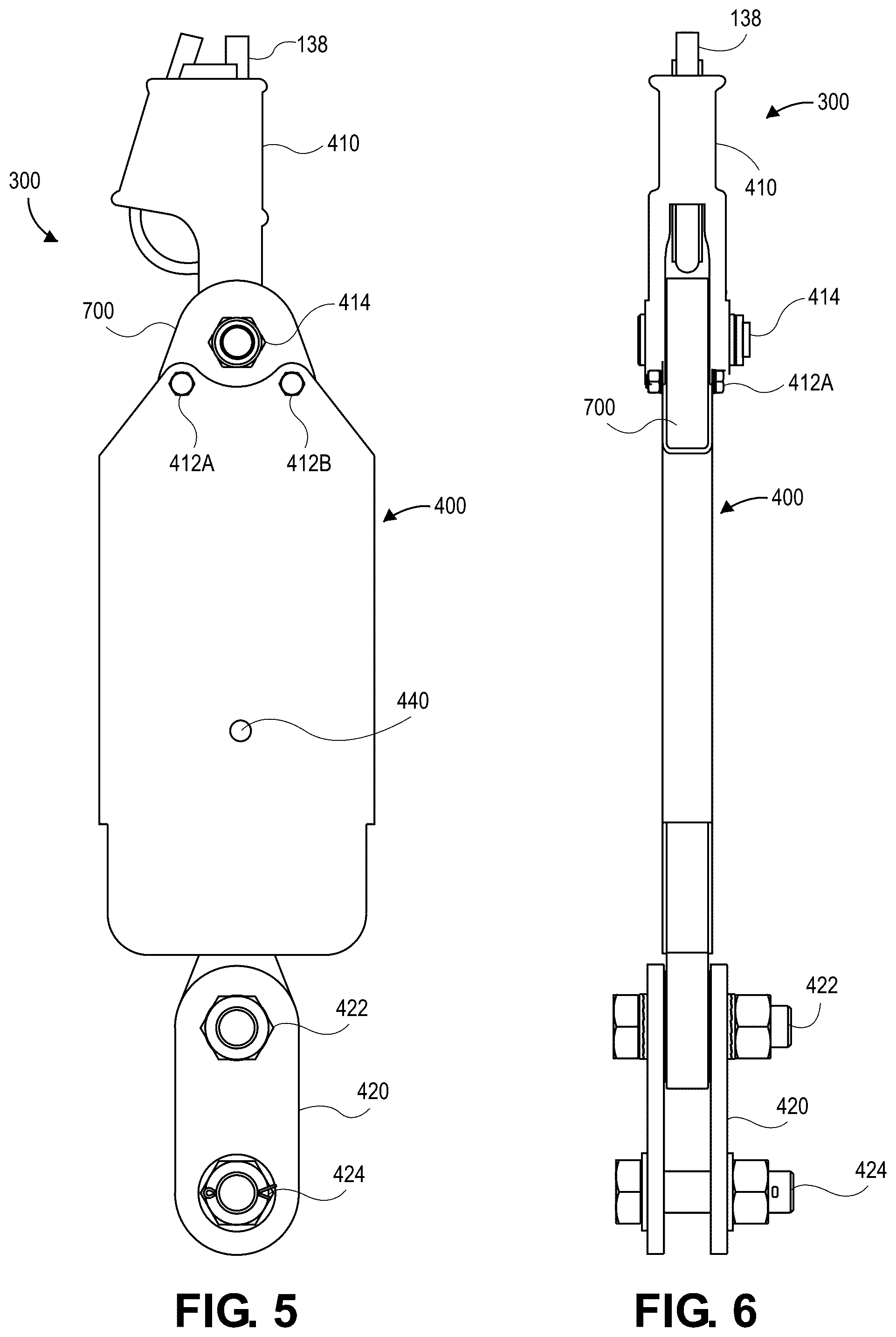 Patent US12366277 Figure 4 – System and method for damping forces exerted on a cable