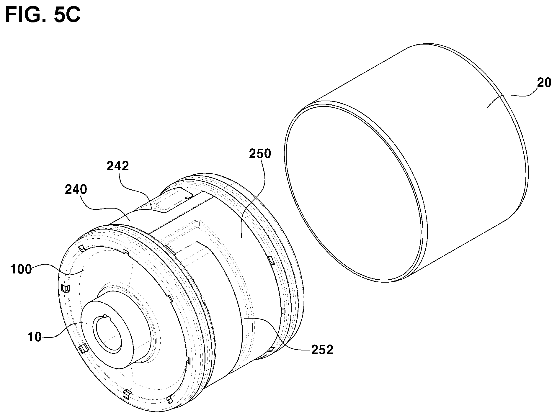 Patent US12366278 Figure 6 – Fluid mount device for vehicle