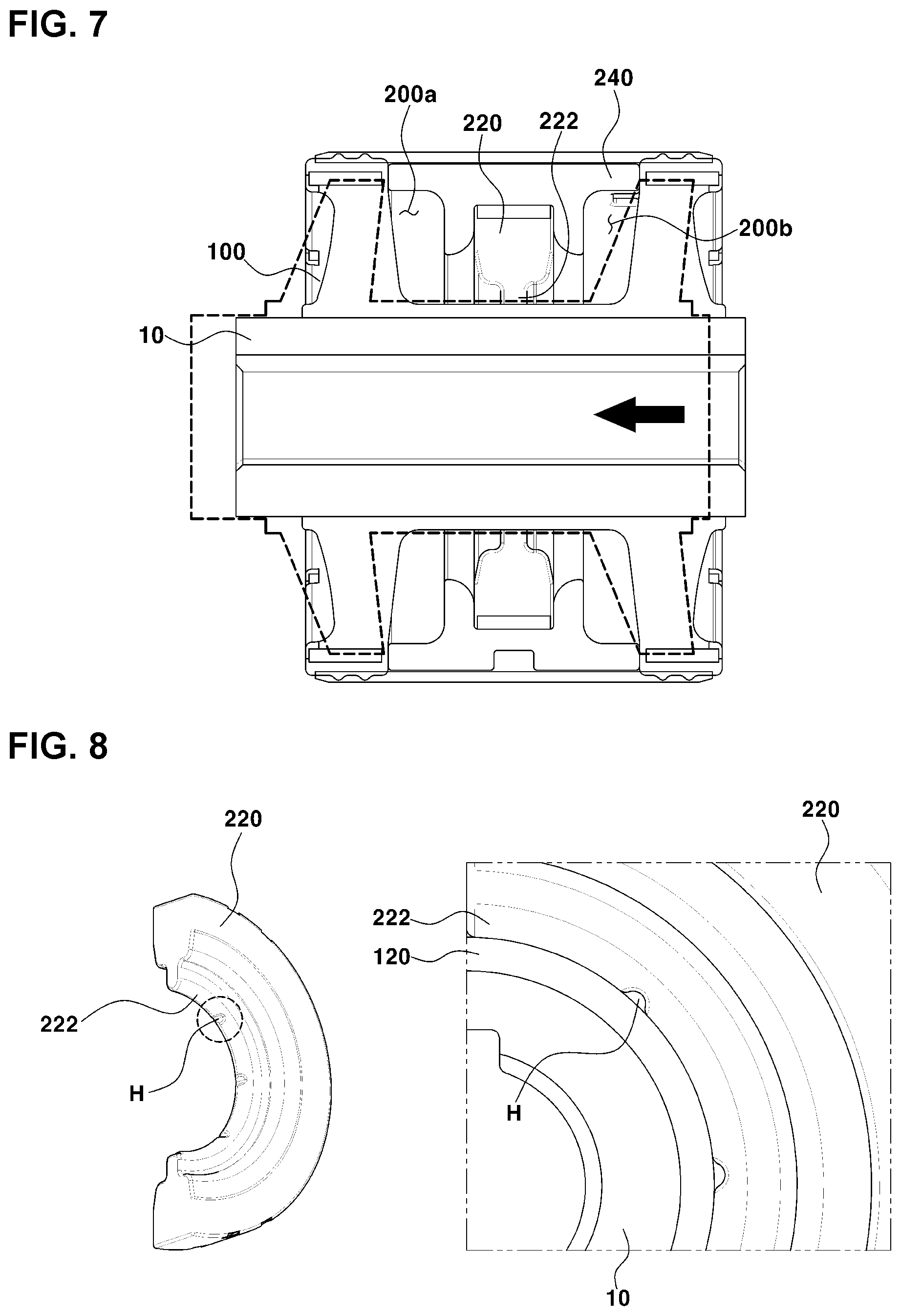 Patent US12366278 Figure 8 – Fluid mount device for vehicle