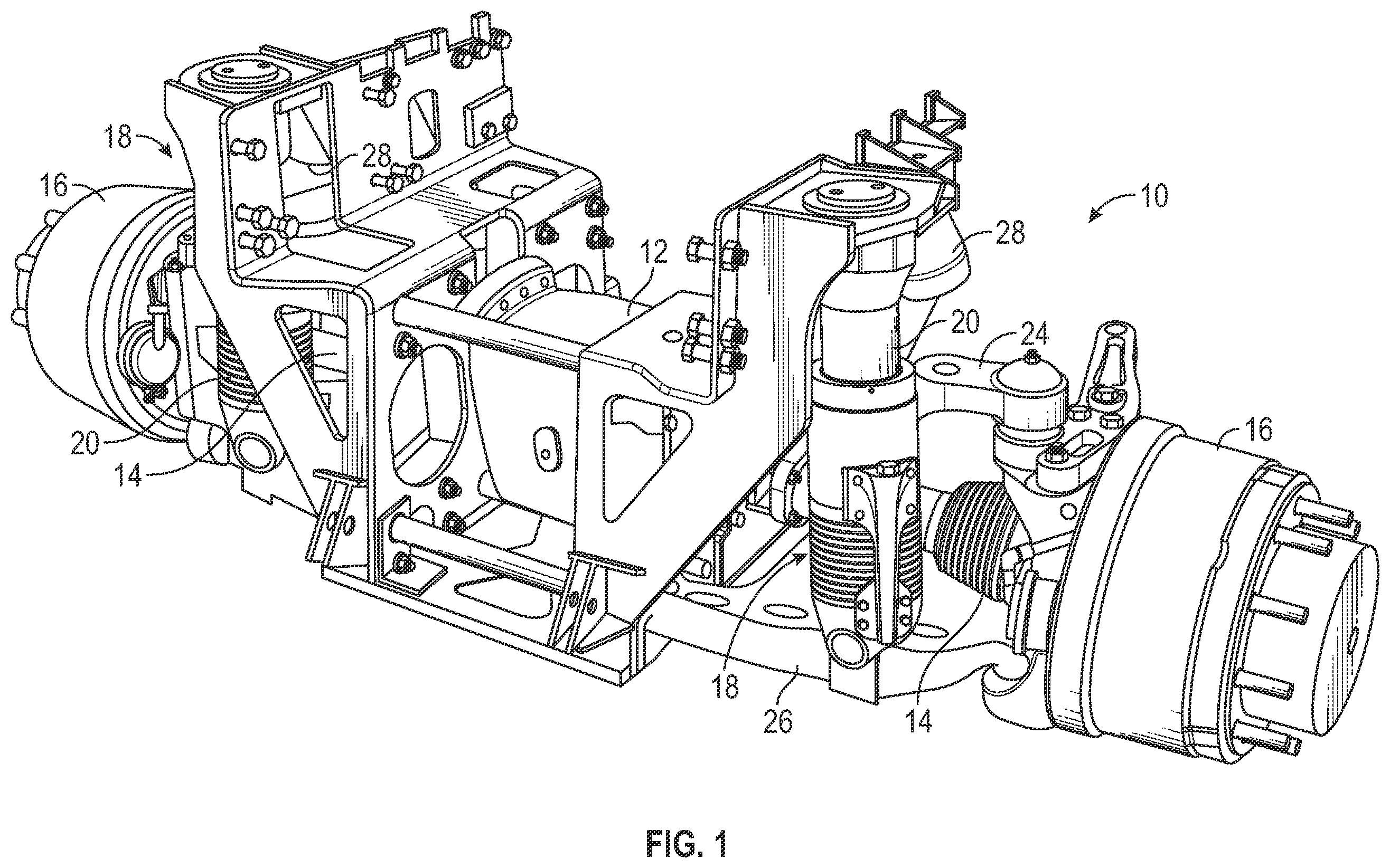 Patent US12366279 Figure 1 – Suspension element systems and methods