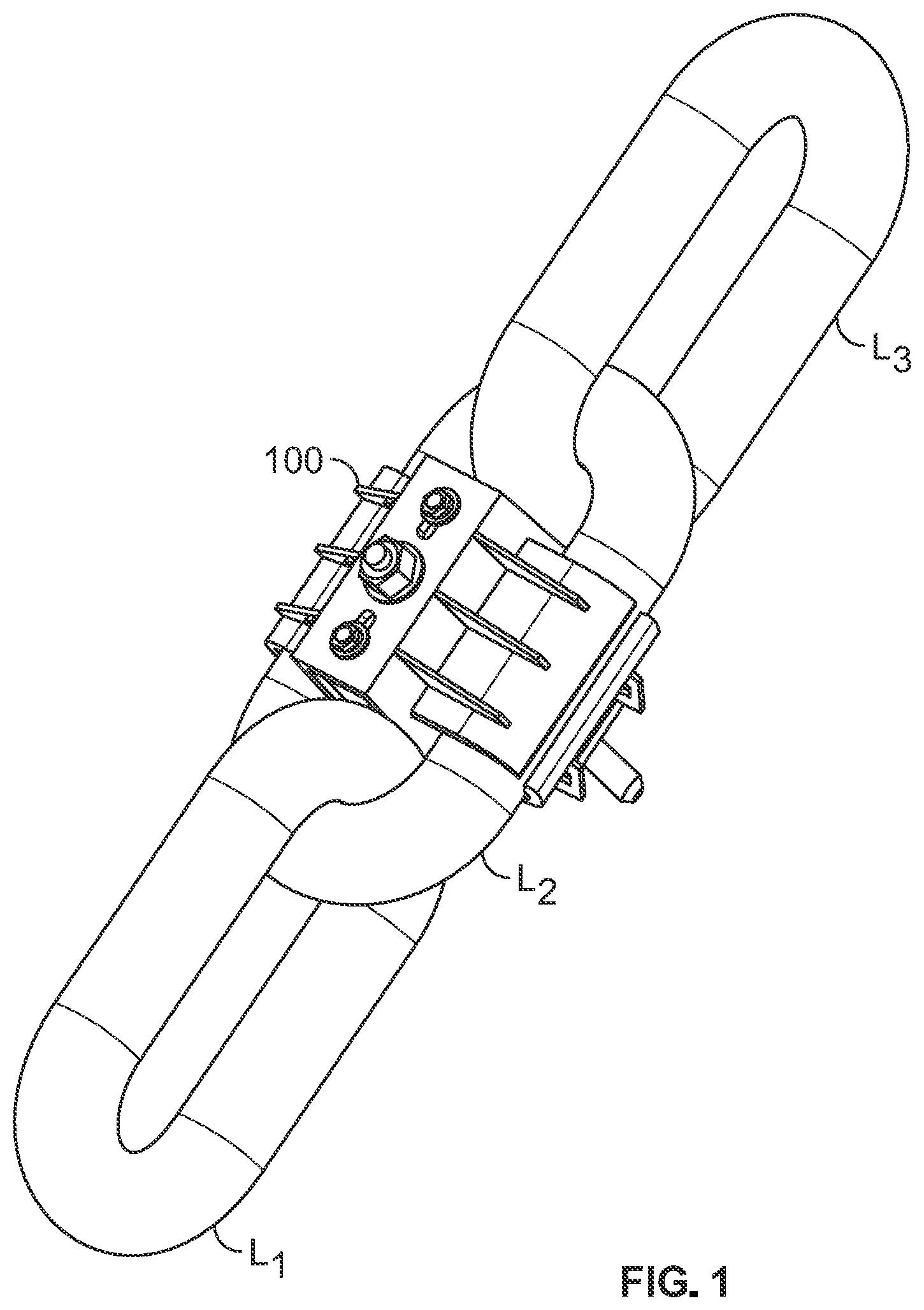 Patent US12366281 Figure 1 – Chain braces and processes for using same