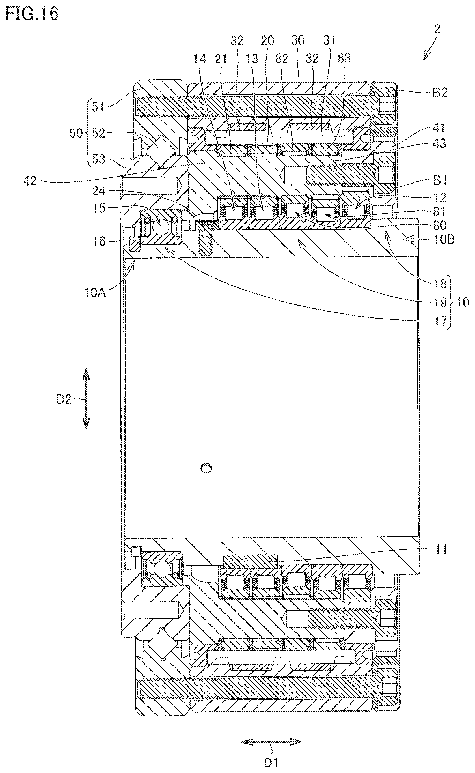 Patent US12366283 Figure 15 – Speed reducer