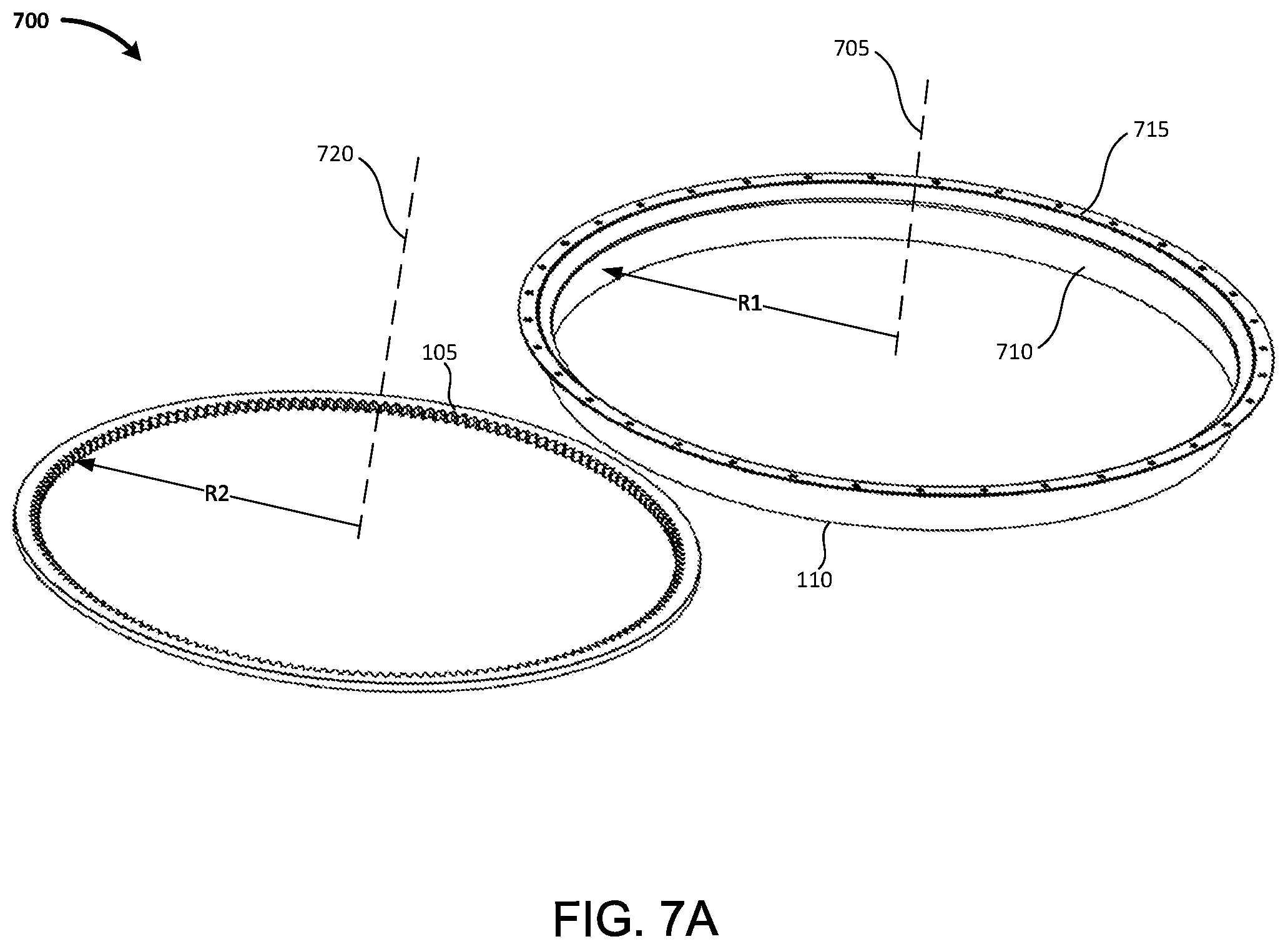 Patent US12366288 Figure 7 – Boltless unitary ring gear-flange body