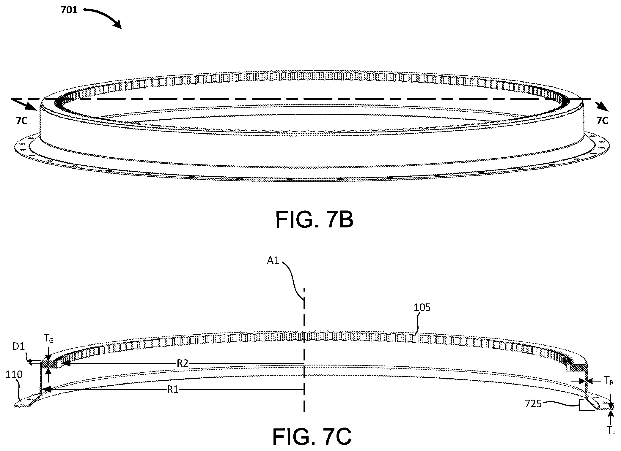 Patent US12366288 Figure 8 – Boltless unitary ring gear-flange body