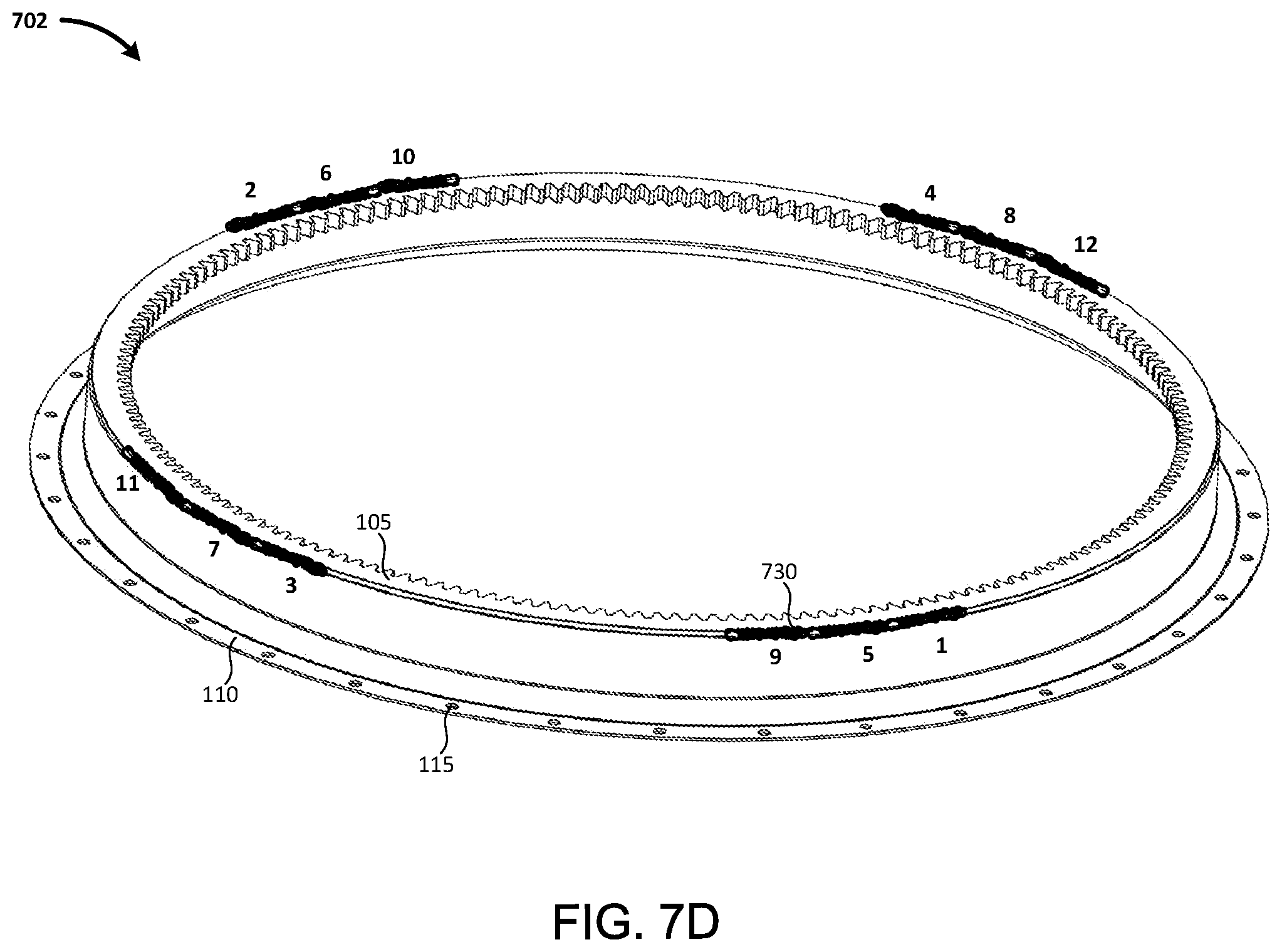 Patent US12366288 Figure 9 – Boltless unitary ring gear-flange body