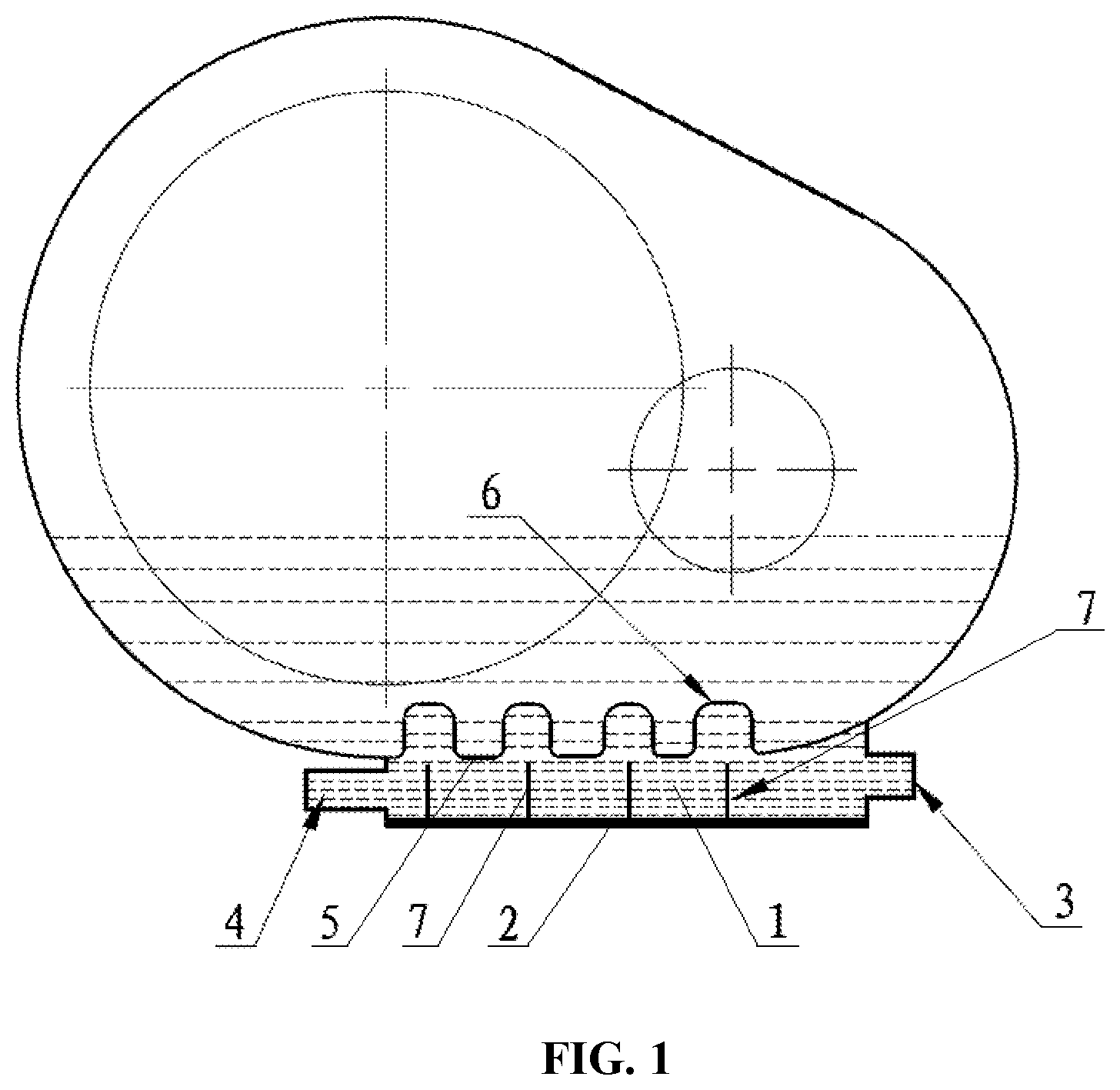 Patent US12366290 Figure 1 – Speed reducer casing and electric drive assembly