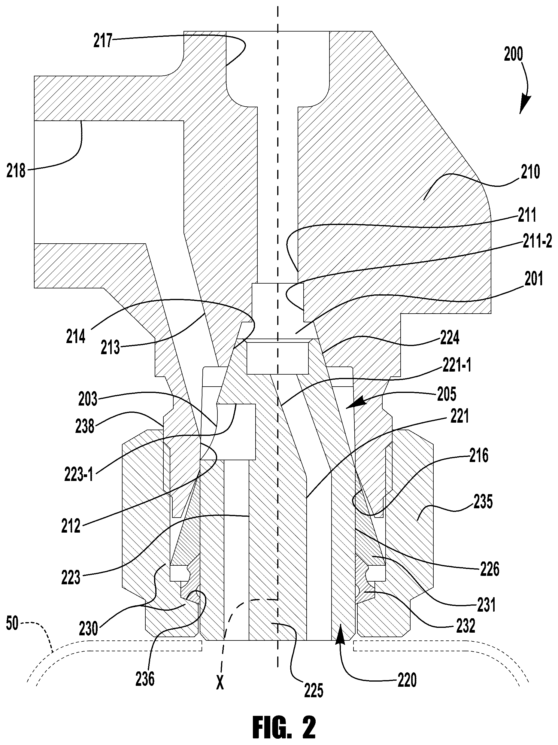 Patent US12366298 Figure 2 – Port connecting assemblies and arrangements