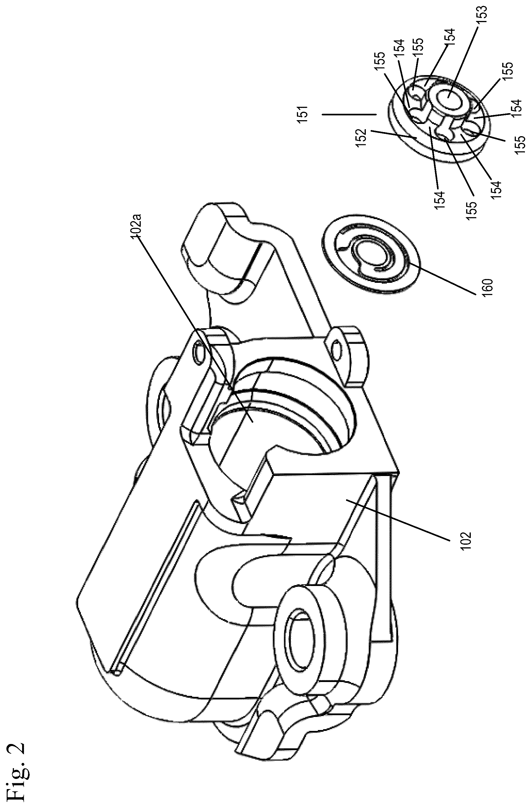Patent US12366299 Figure 2 – Hydraulic check valve utilizing an ortho-planar spring