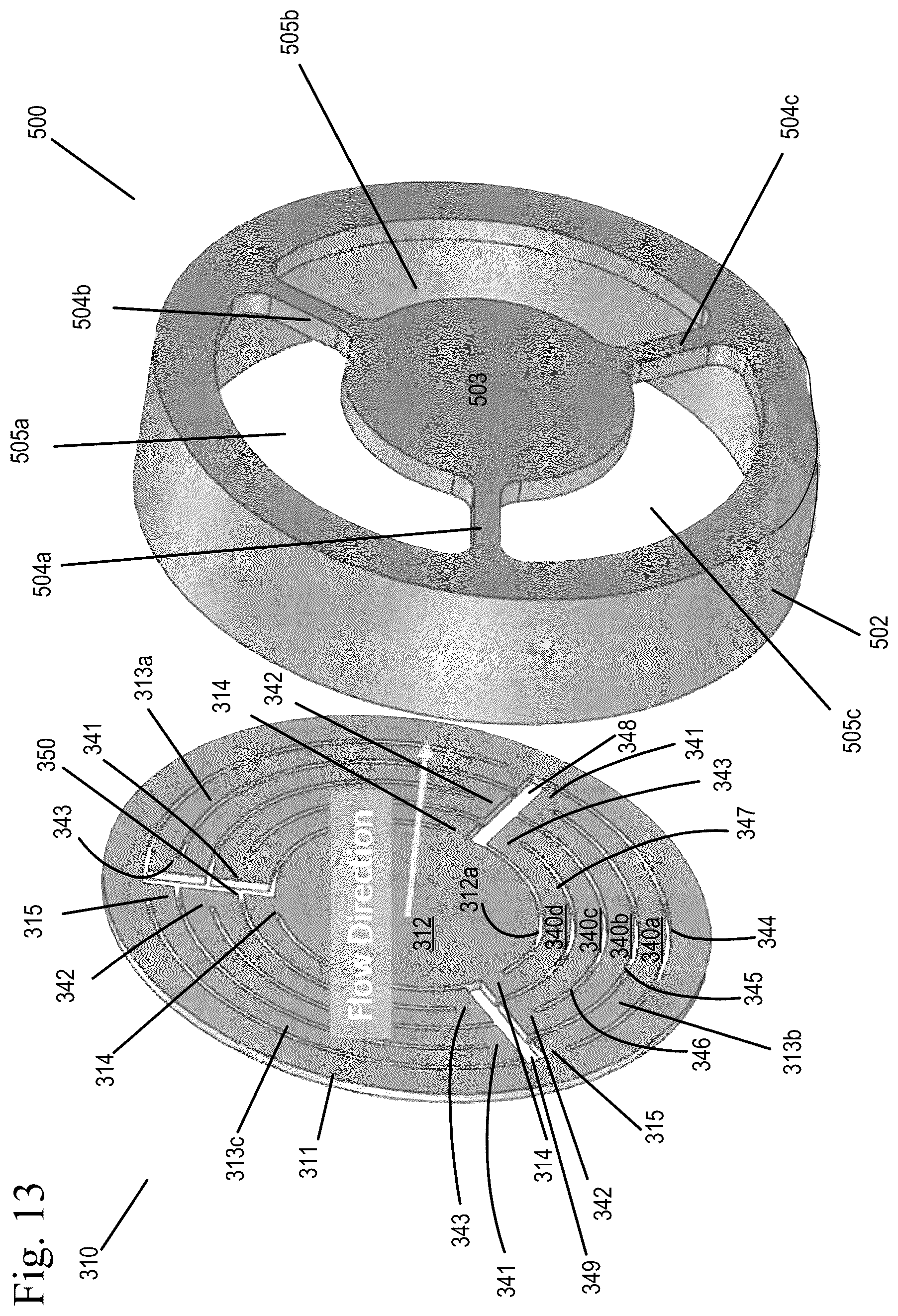 Patent US12366299 Figure 13 – Hydraulic check valve utilizing an ortho-planar spring
